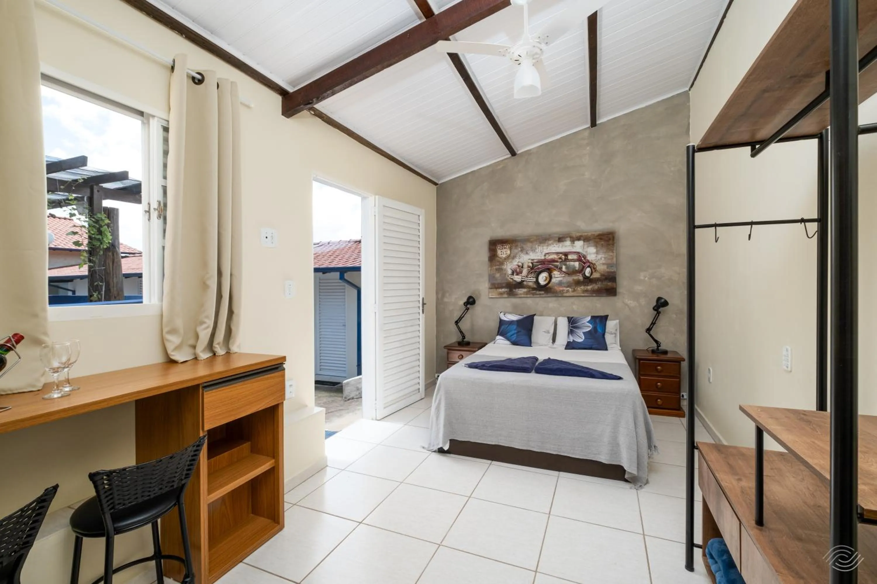 Bed in Pousada Encantos de Socorro