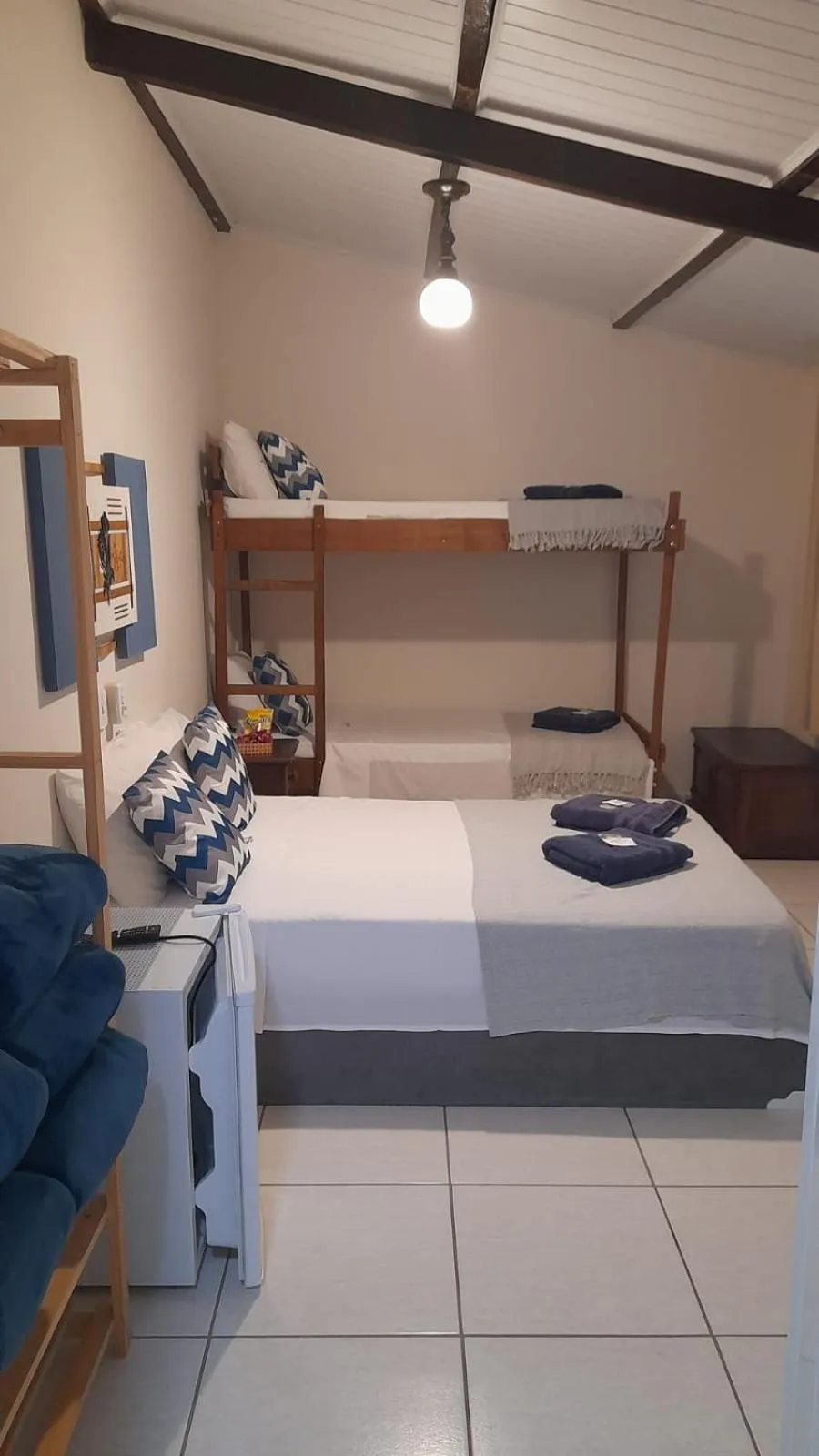 Bed in Pousada Encantos de Socorro