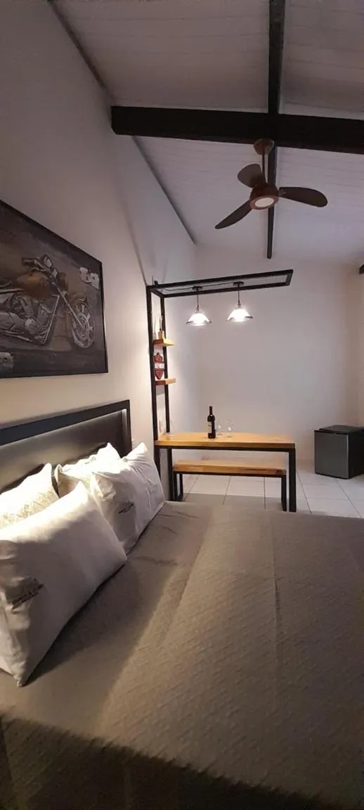 Bed in Pousada Encantos de Socorro