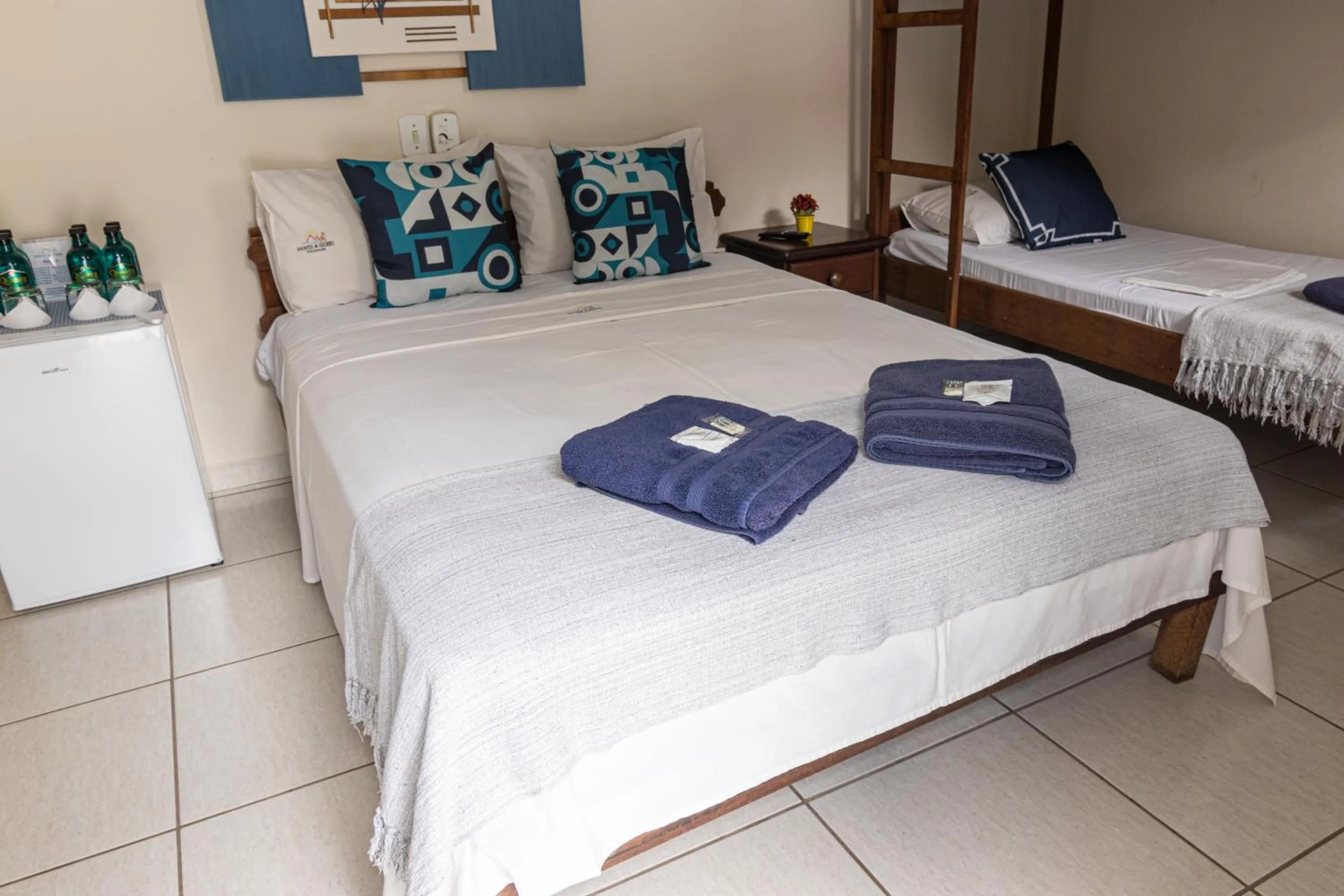 Bed in Pousada Encantos de Socorro