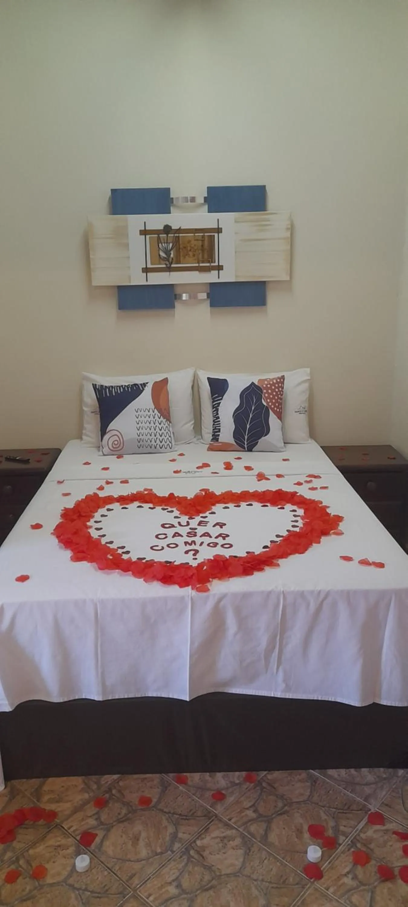 Bed in Pousada Encantos de Socorro