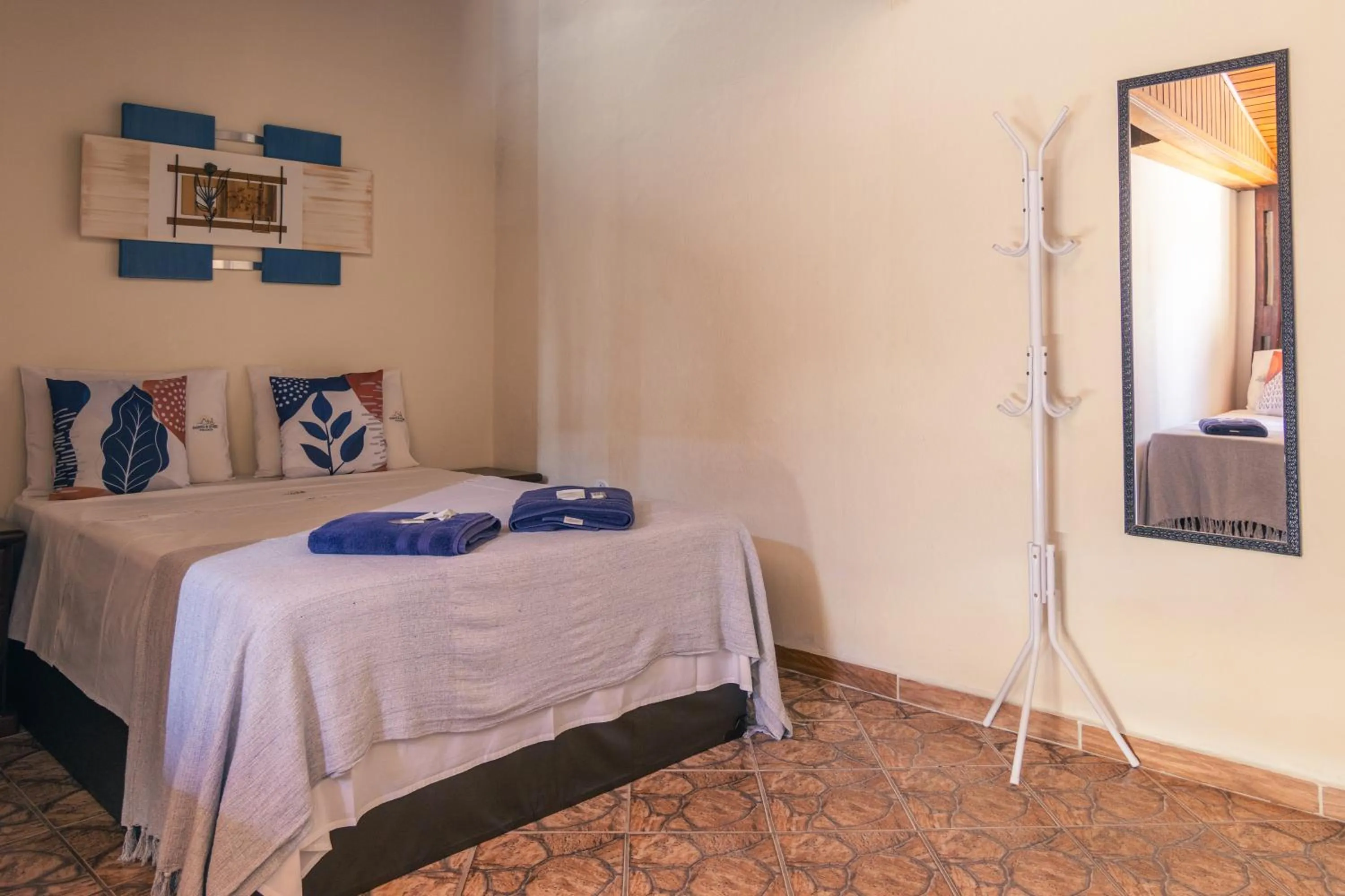 Bed in Pousada Encantos de Socorro