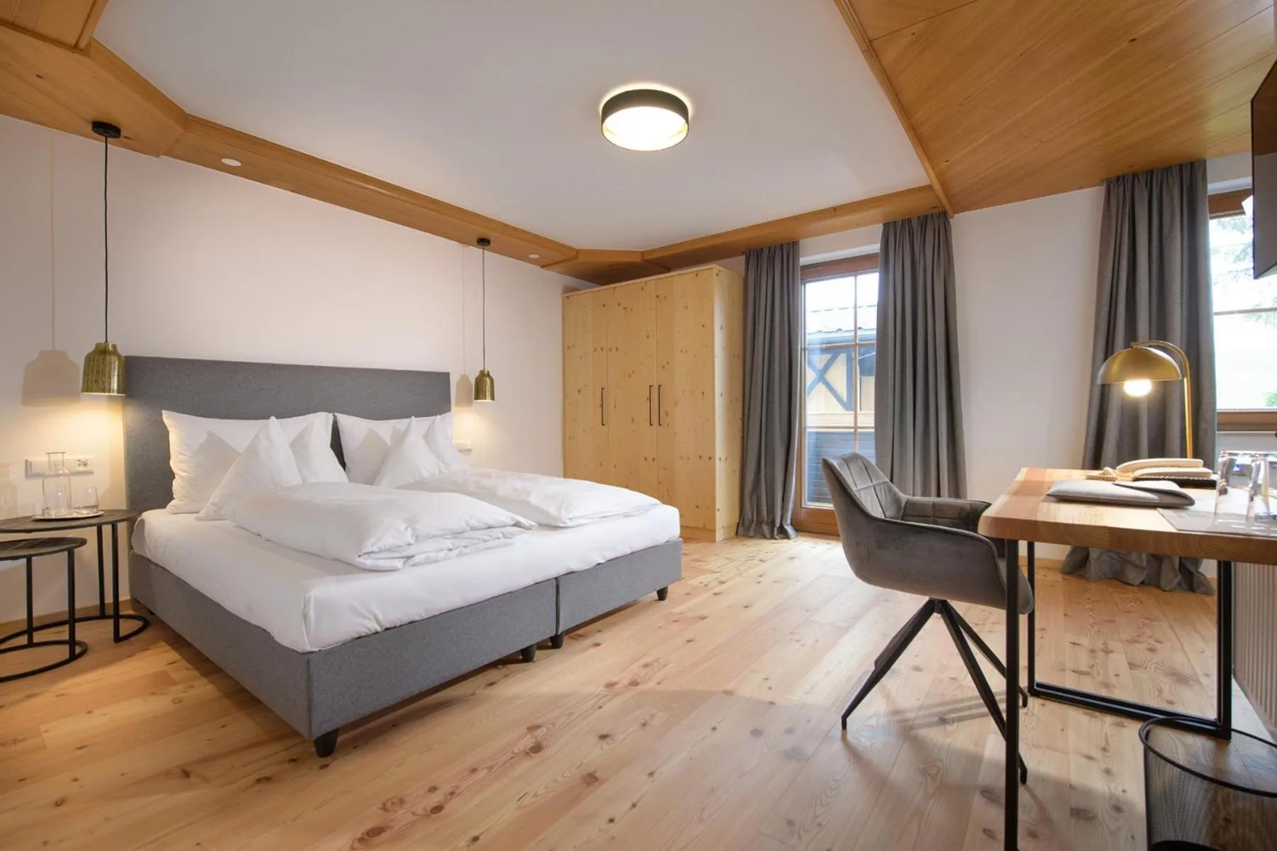 Bed in Hotel Moselebauer