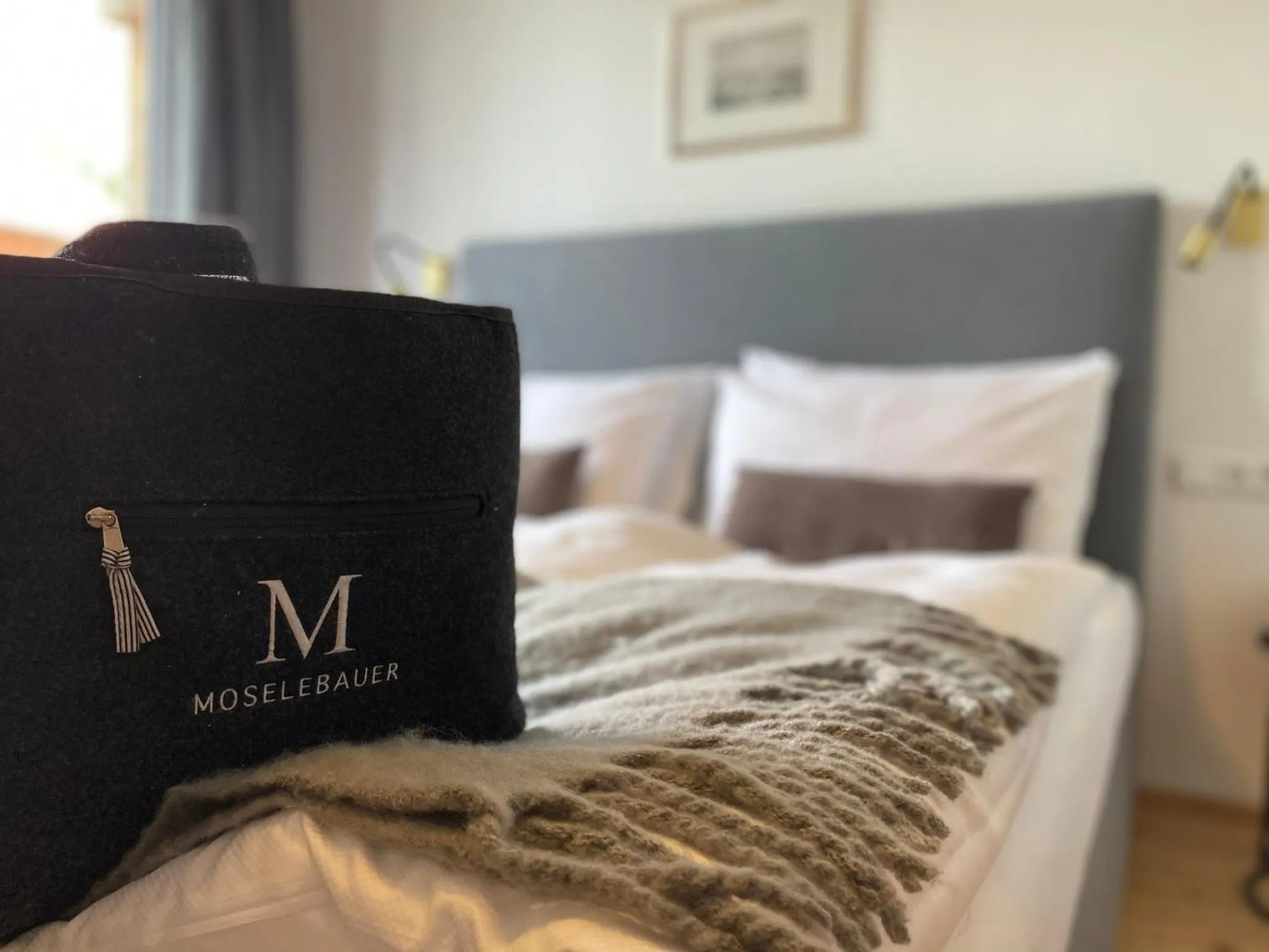 Bed in Hotel Moselebauer