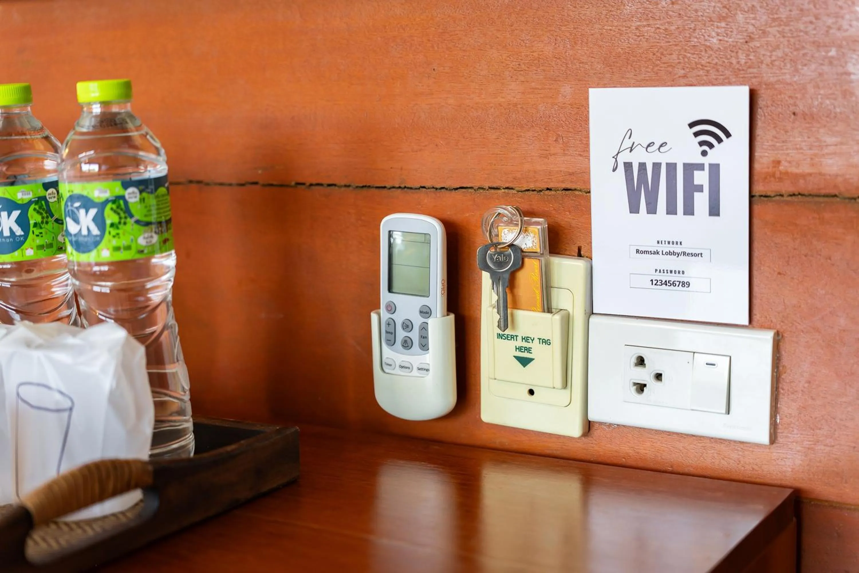 Text overlay in Romsak Lanna Resort