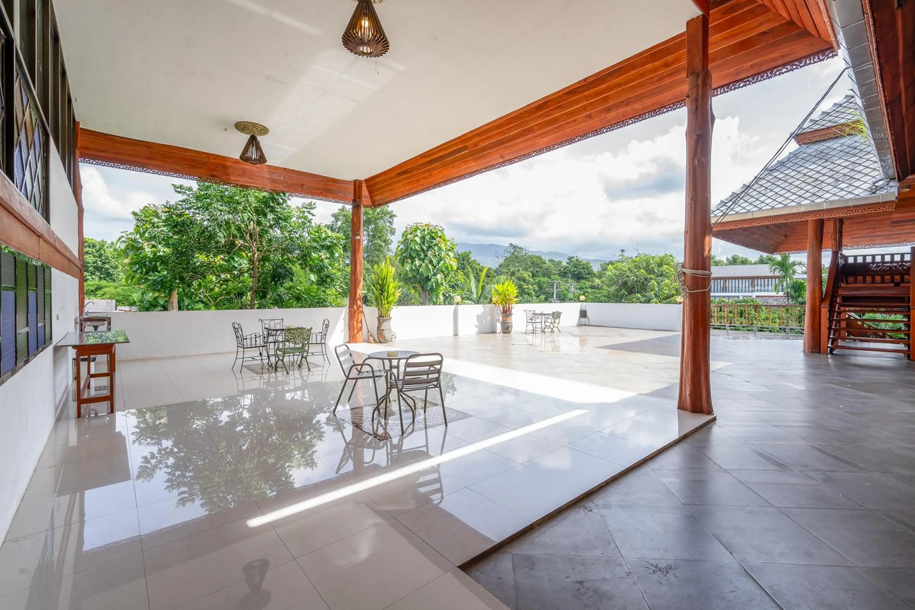Seating area in Romsak Lanna Resort