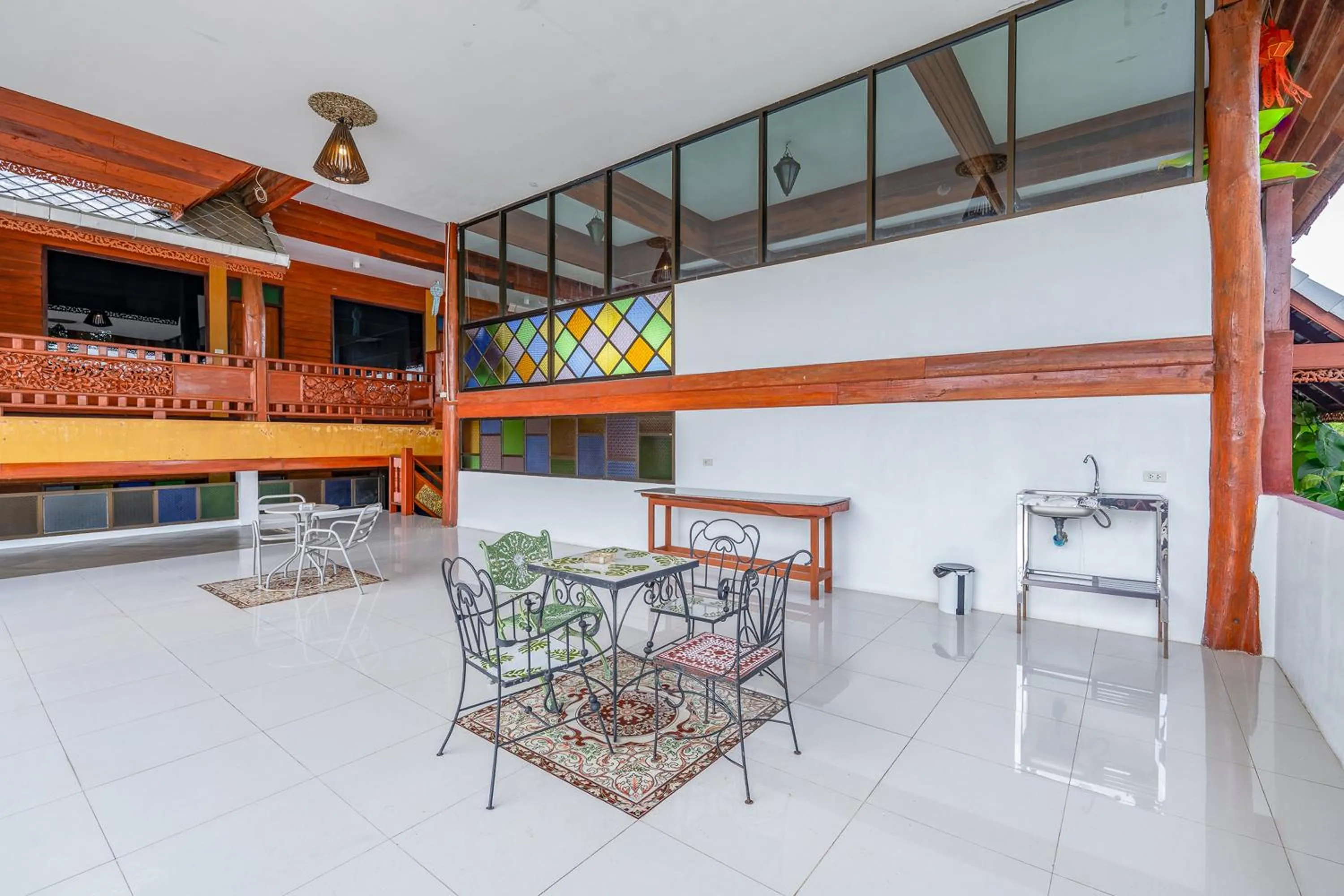 Seating area in Romsak Lanna Resort