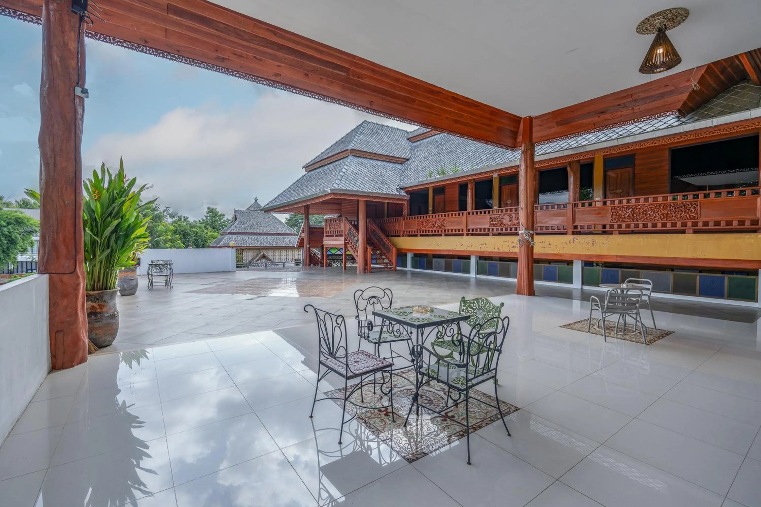 Seating area in Romsak Lanna Resort