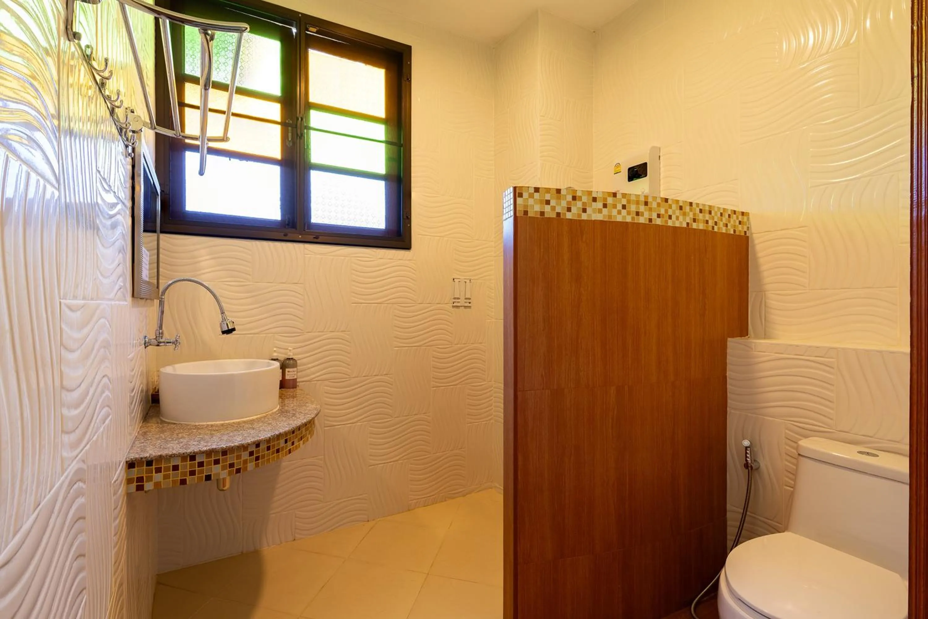 Shower in Romsak Lanna Resort