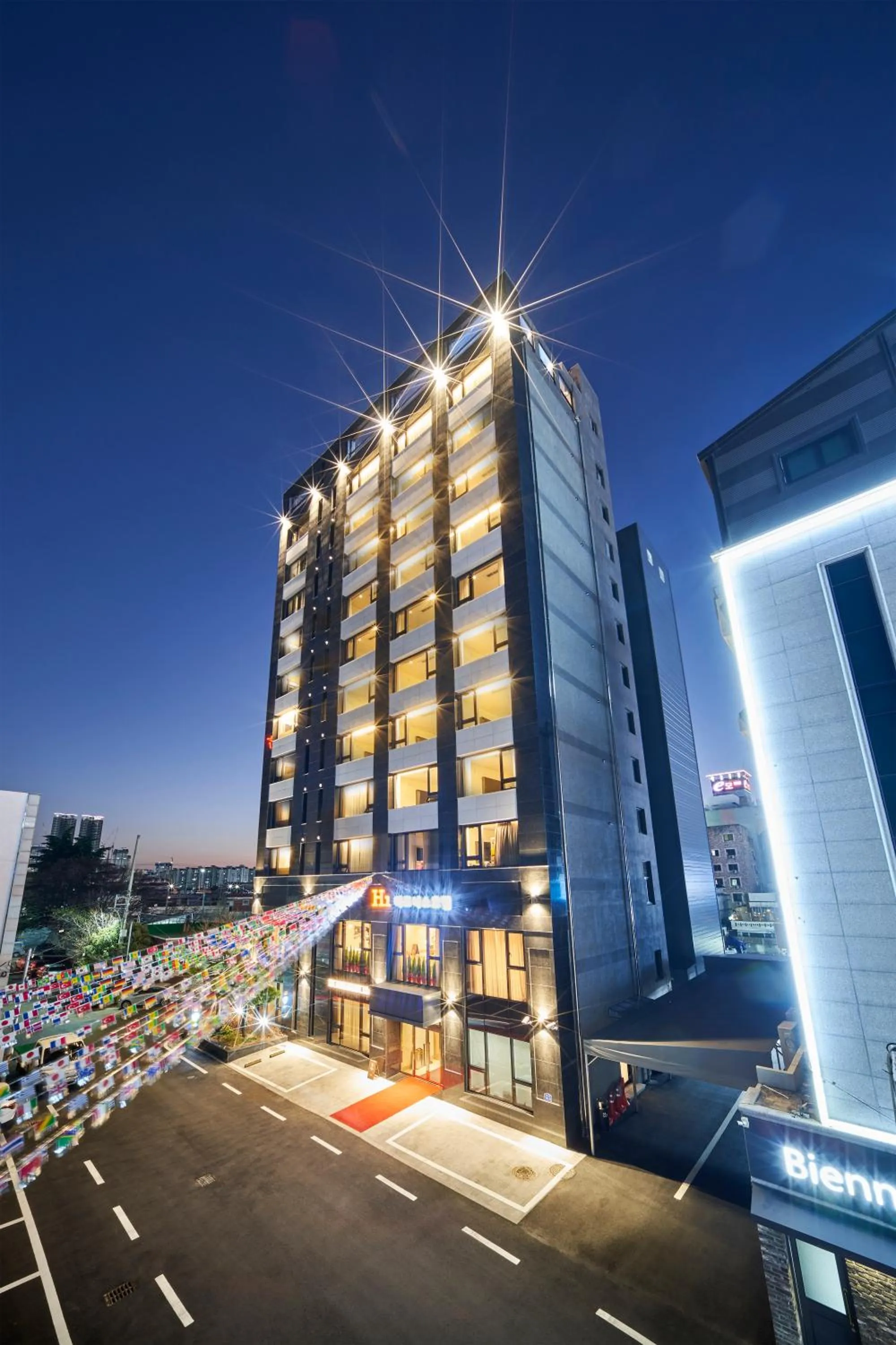 Property building in Gwangju H1 Hotel