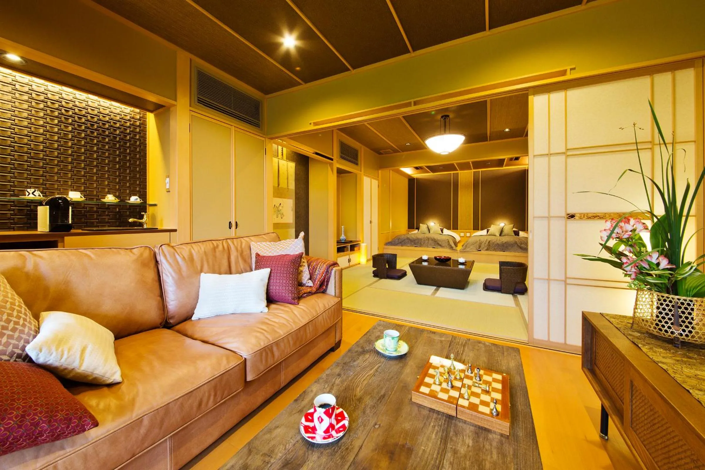 Photo of the whole room in Noto Hyakurakusou