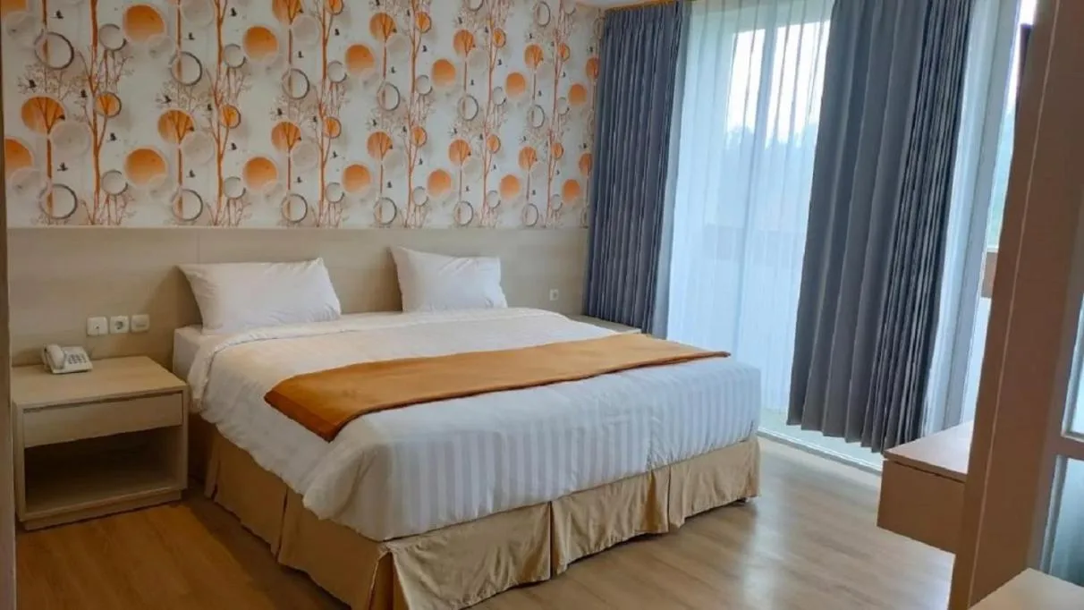 Bed in Hotel Lereng Bromo