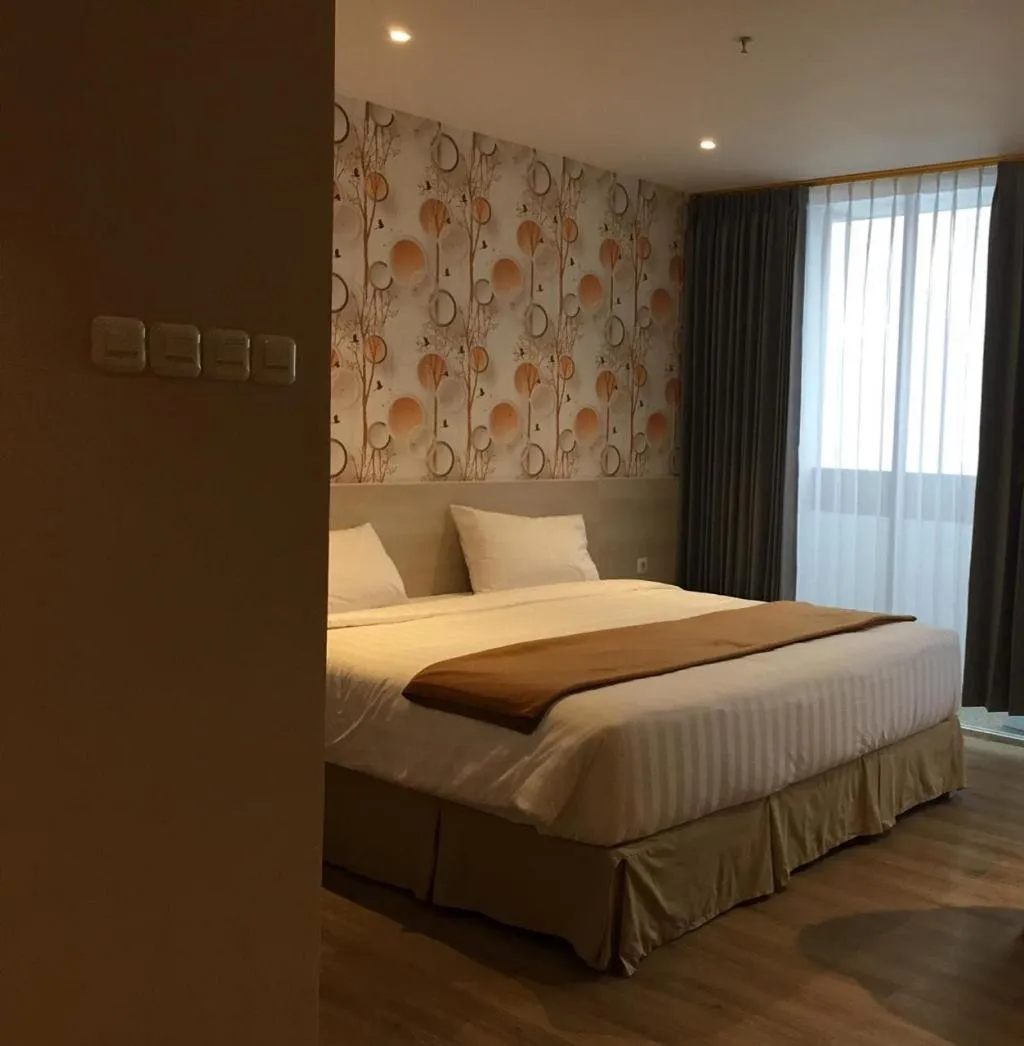 Bed in Hotel Lereng Bromo