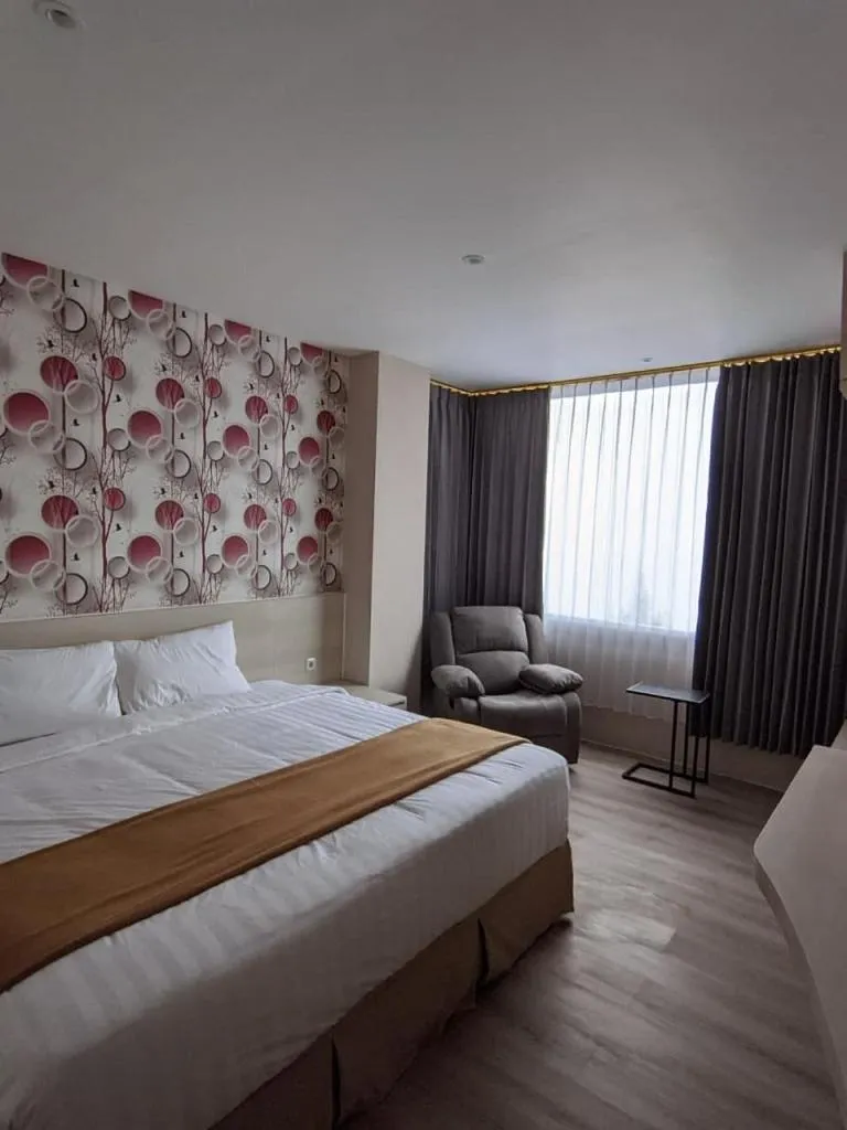 Bed in Hotel Lereng Bromo