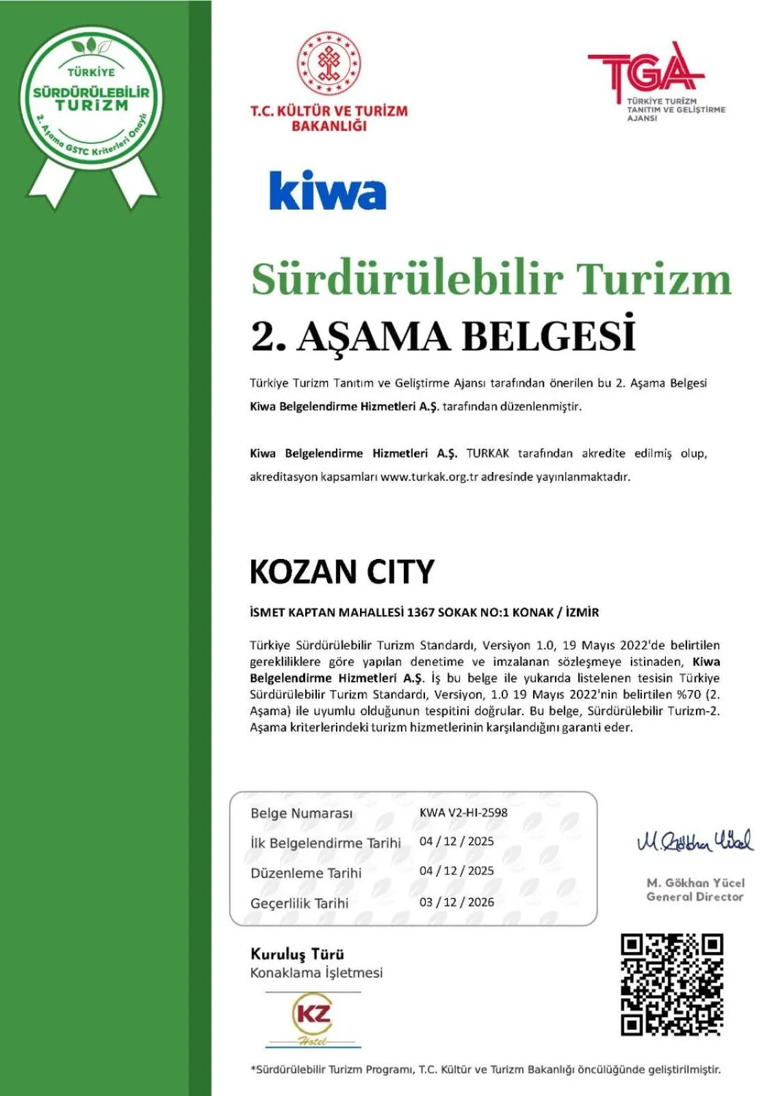 Property building in Kozan City Hotel