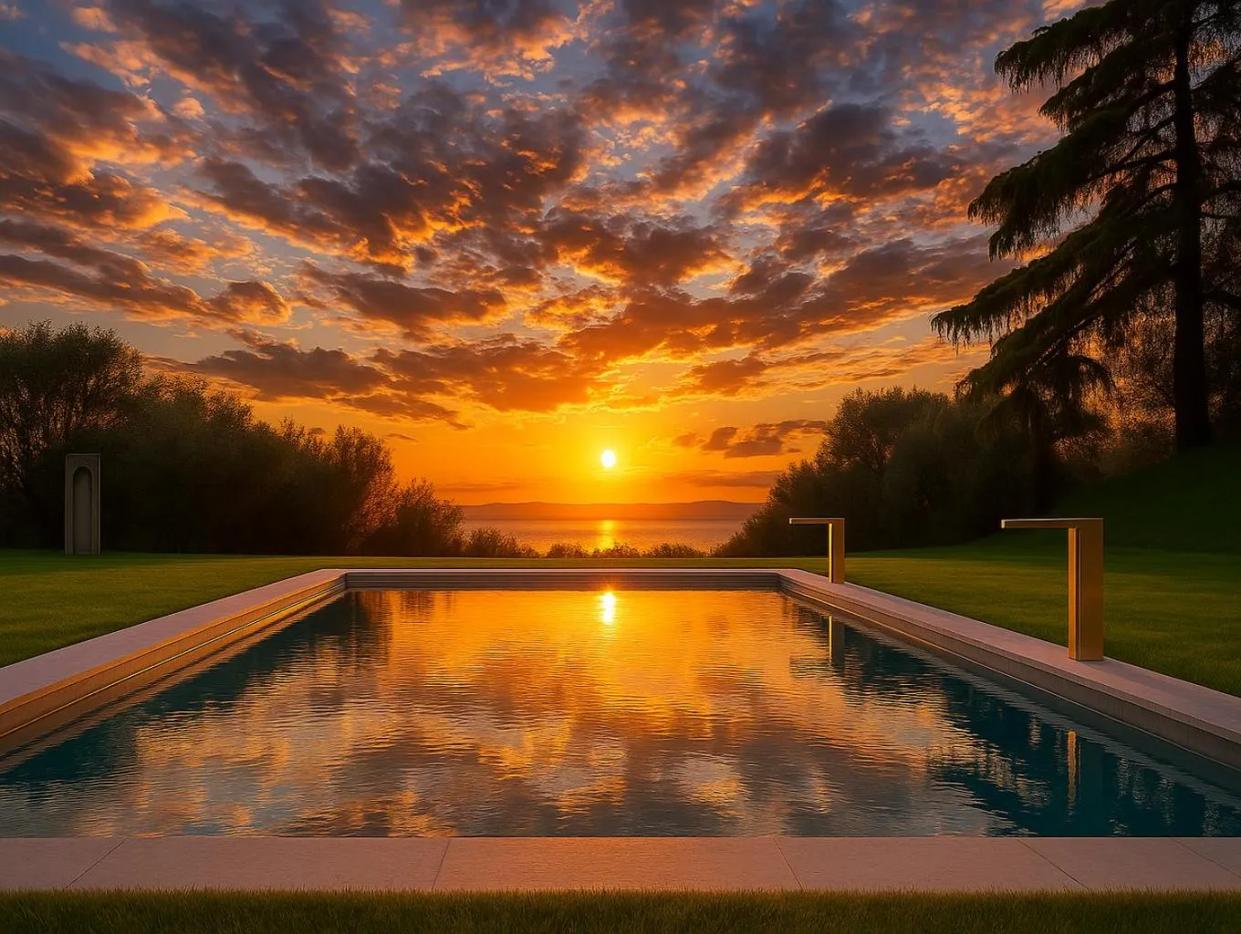 Pool view in Relais Forte Benedek Wine & SPA - Adults Only