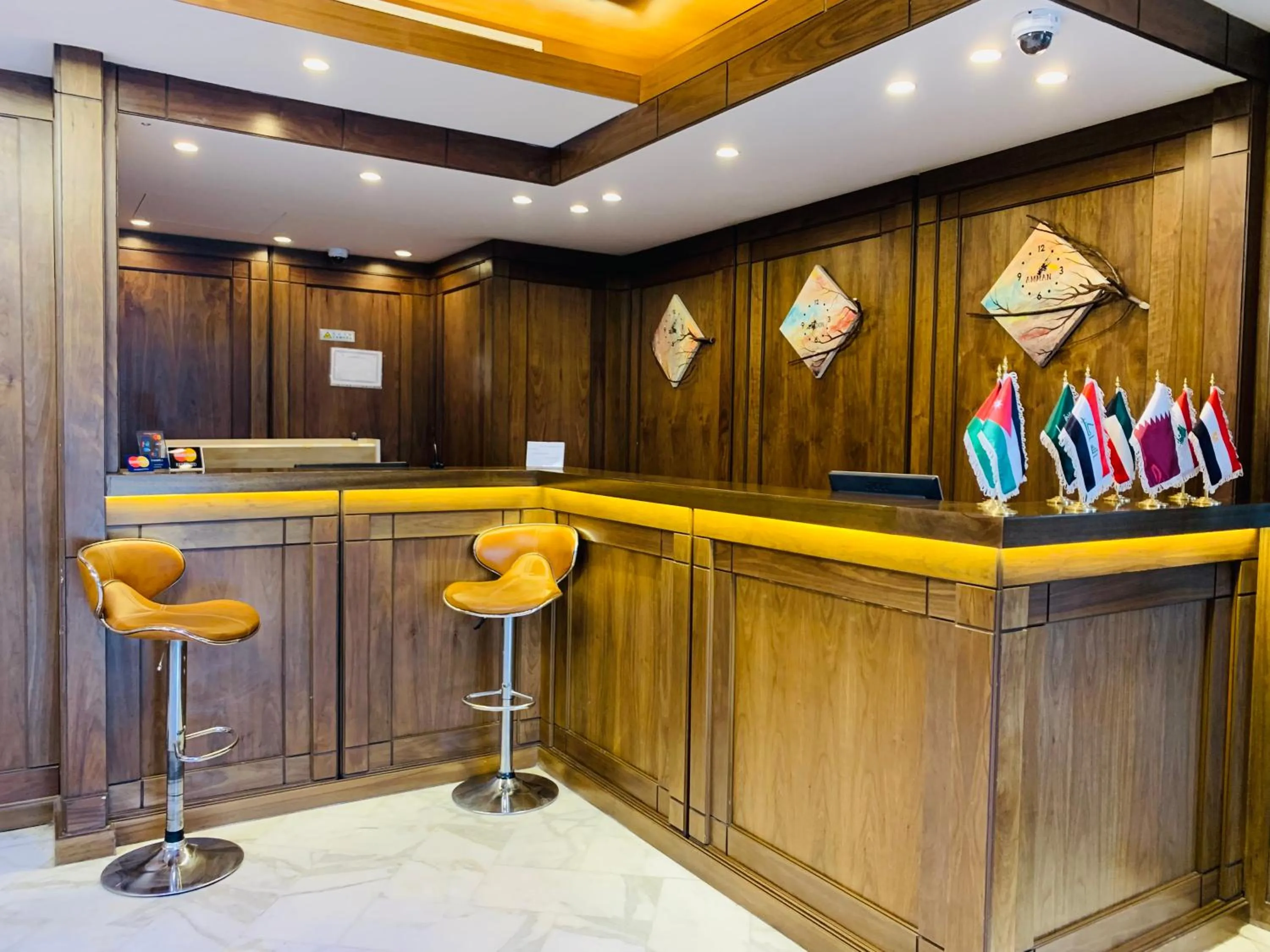 Lobby or reception in Amman Orchid Hotel