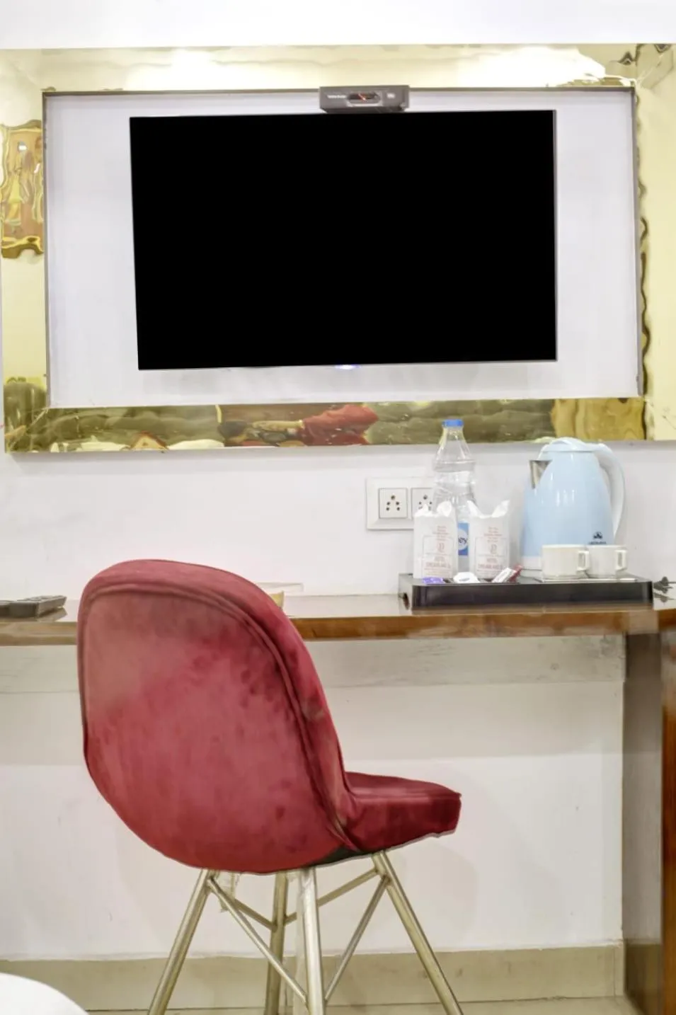 TV and multimedia in Hotel Dreamland Dx-5 Mints walk From New Delhi Railways Station