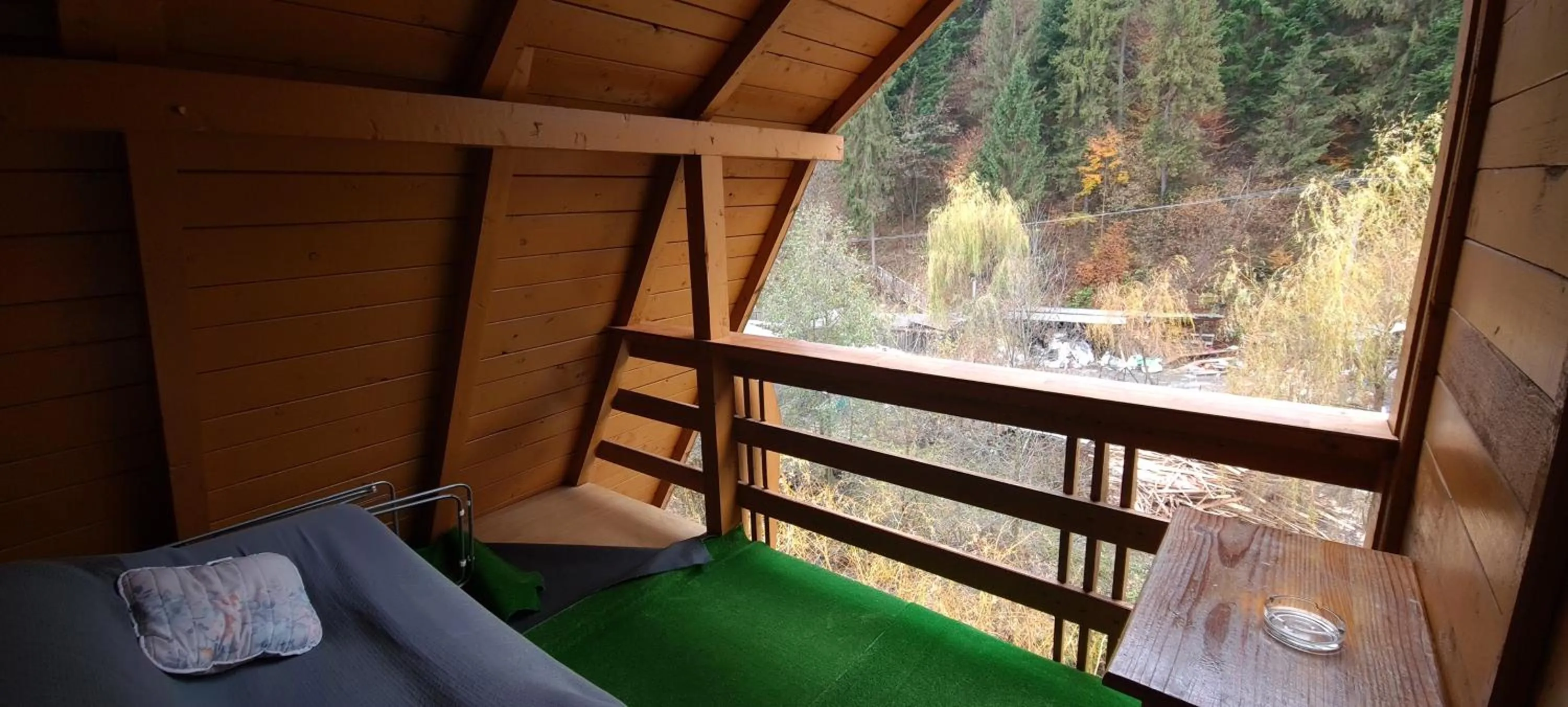 Balcony/Terrace in Pensiunea Aurora - Great Hostel Voineasa