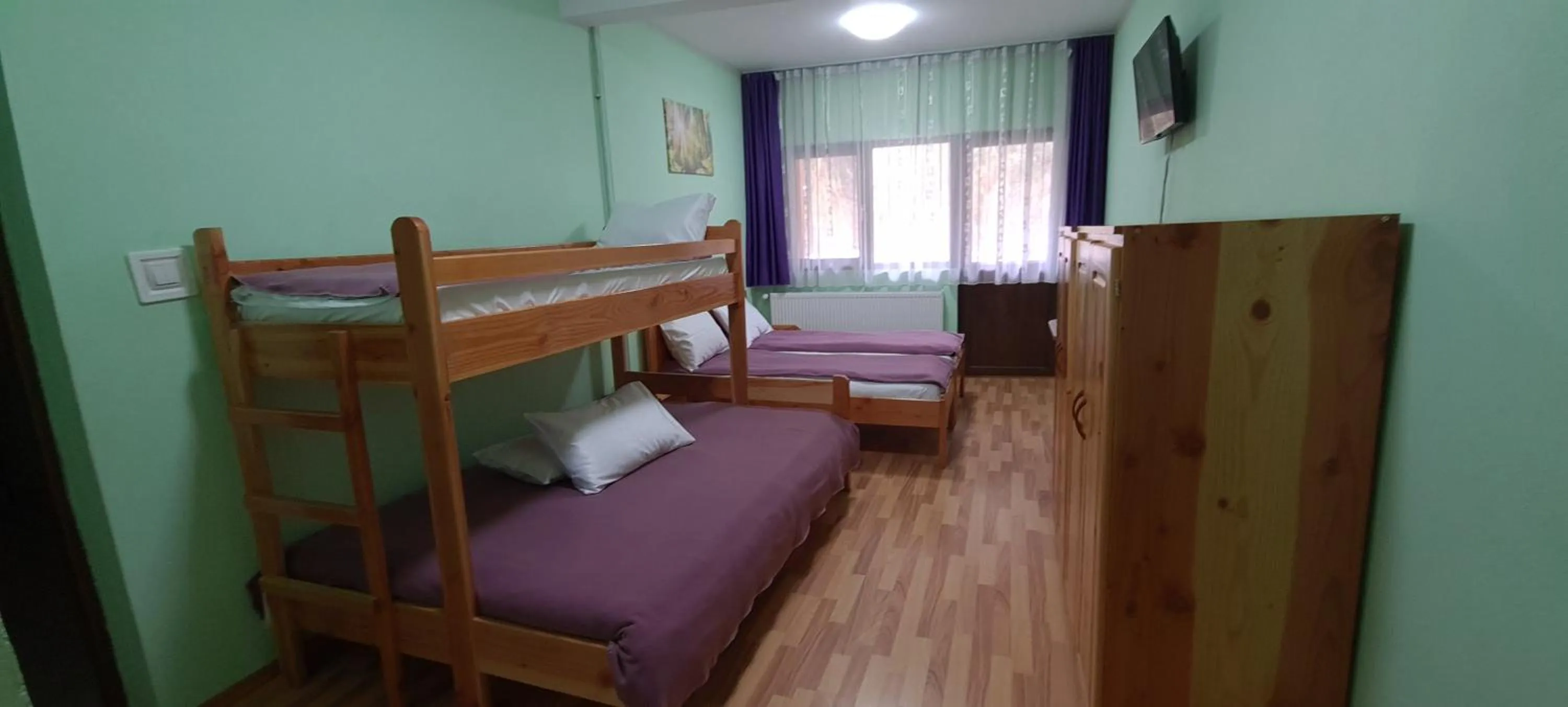 Photo of the whole room, Bed in Pensiunea Aurora - Great Hostel Voineasa