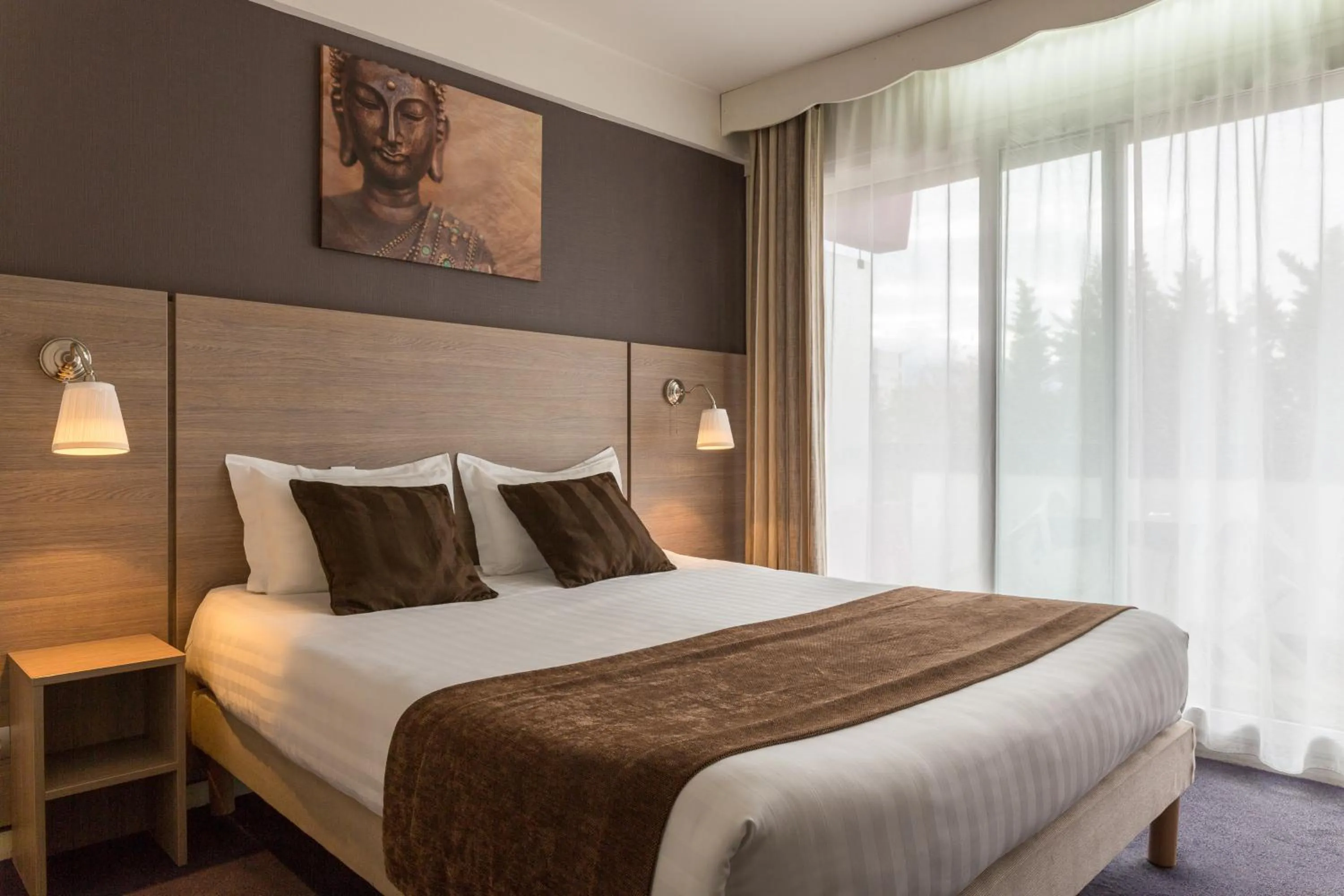 Bed in The Originals City, Hôtel Villancourt, Grenoble Sud