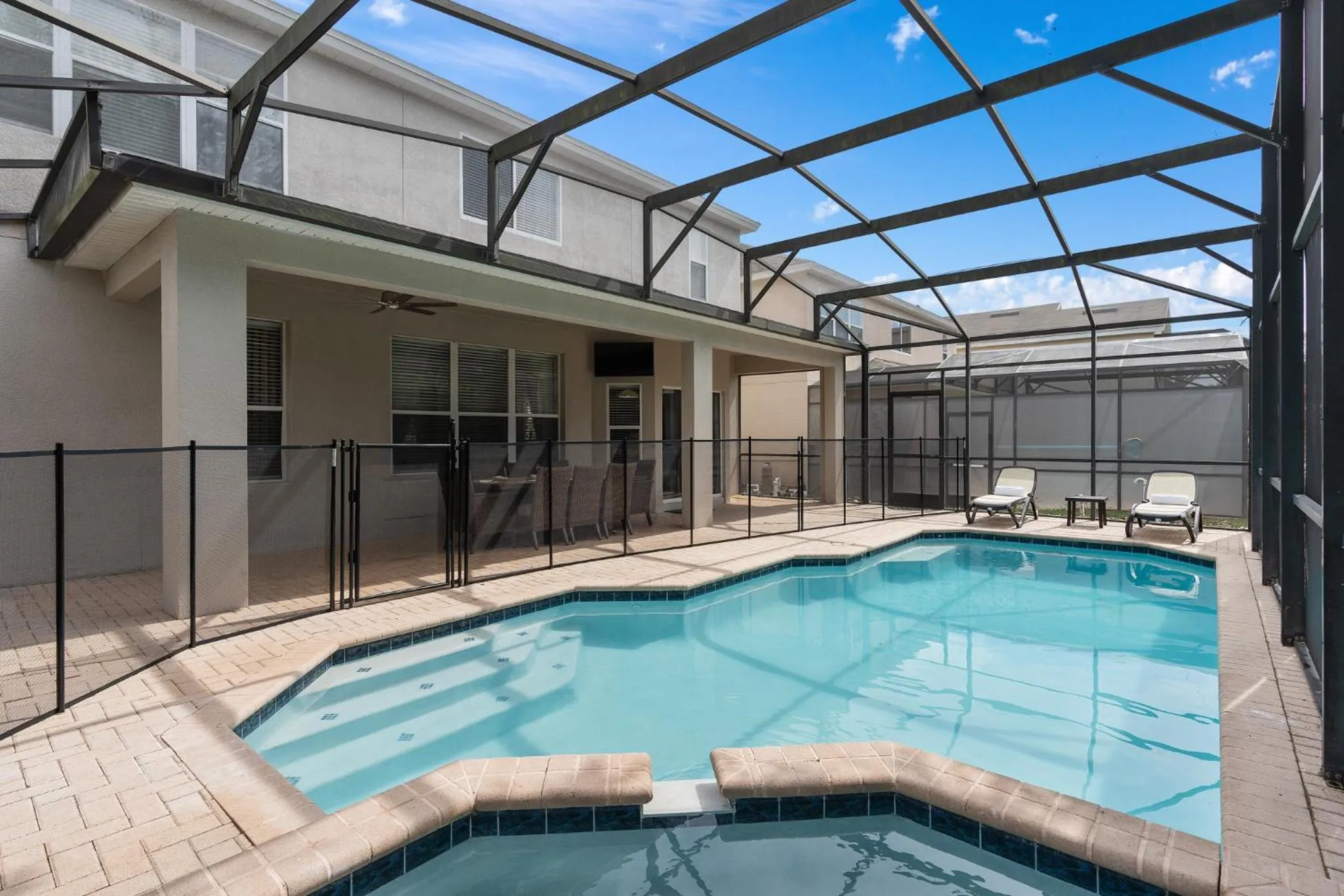 Swimming pool in WindsorHills Villa Pool Resort Amenities Minutes to Disney