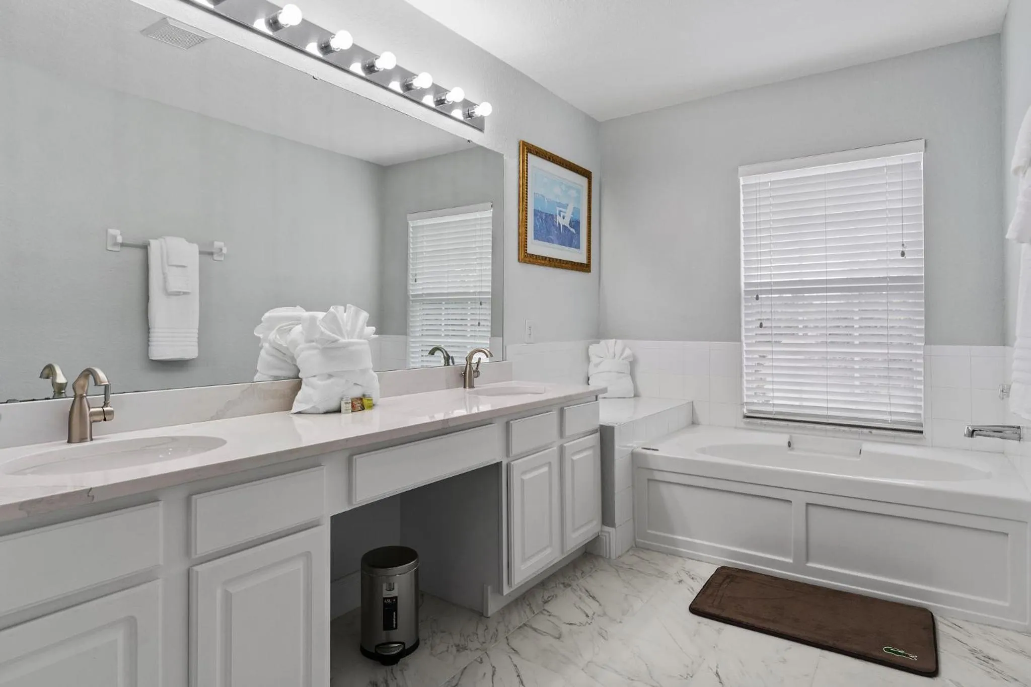Bathroom in WindsorHills Villa Pool Resort Amenities Minutes to Disney