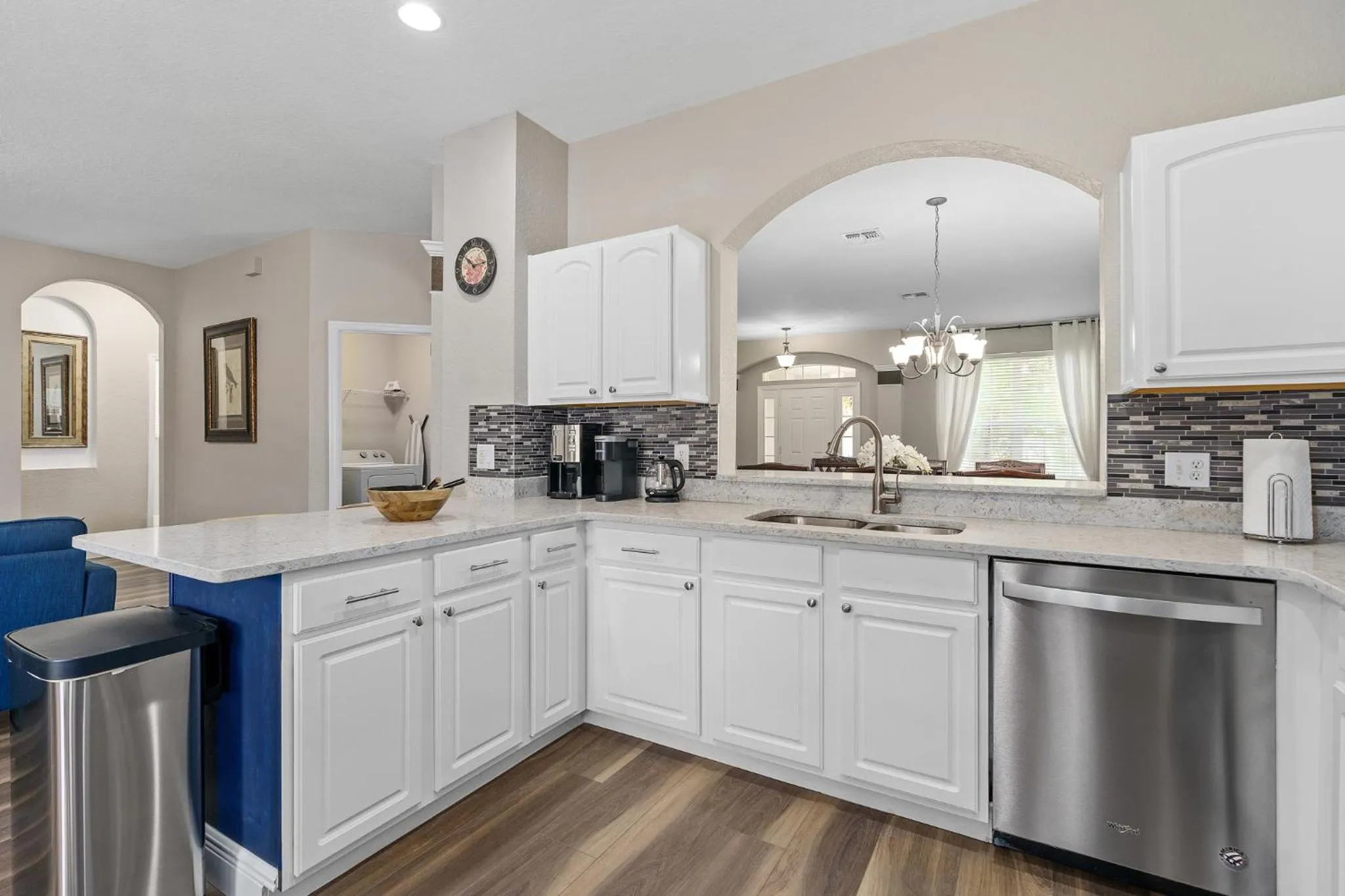 Kitchen or kitchenette in WindsorHills Villa Pool Resort Amenities Minutes to Disney
