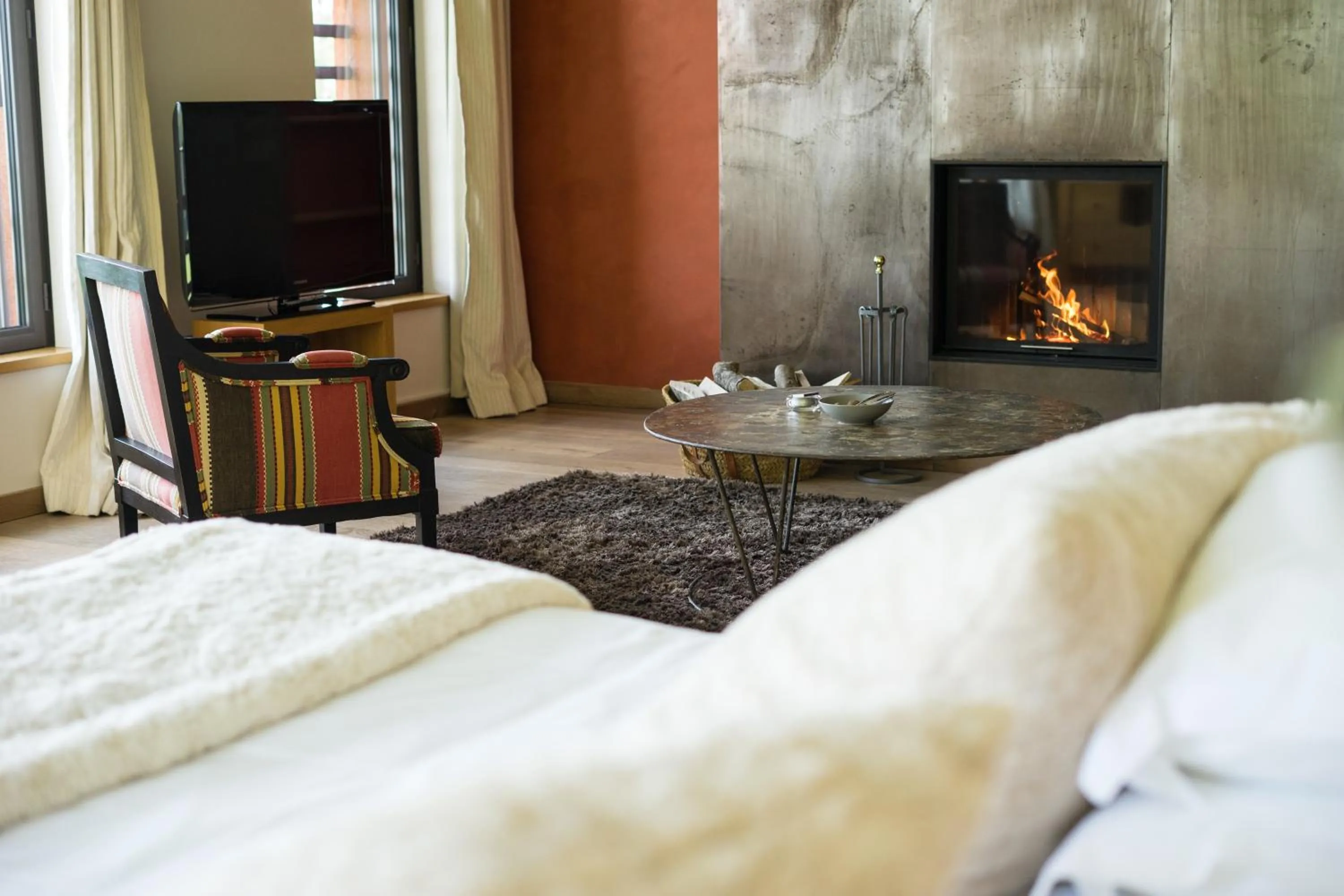 Bed in Château des Avenieres