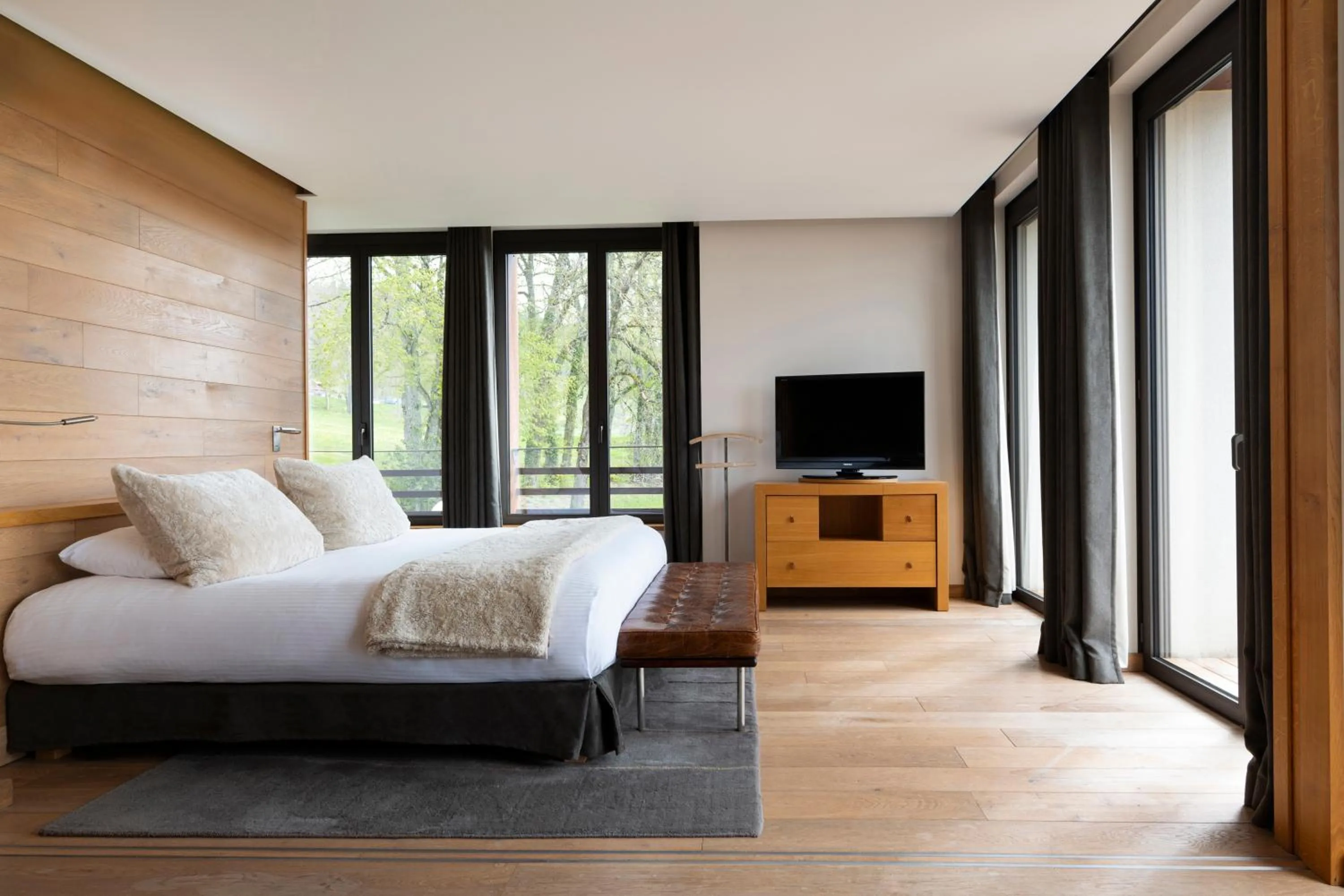 Bed in Château des Avenieres