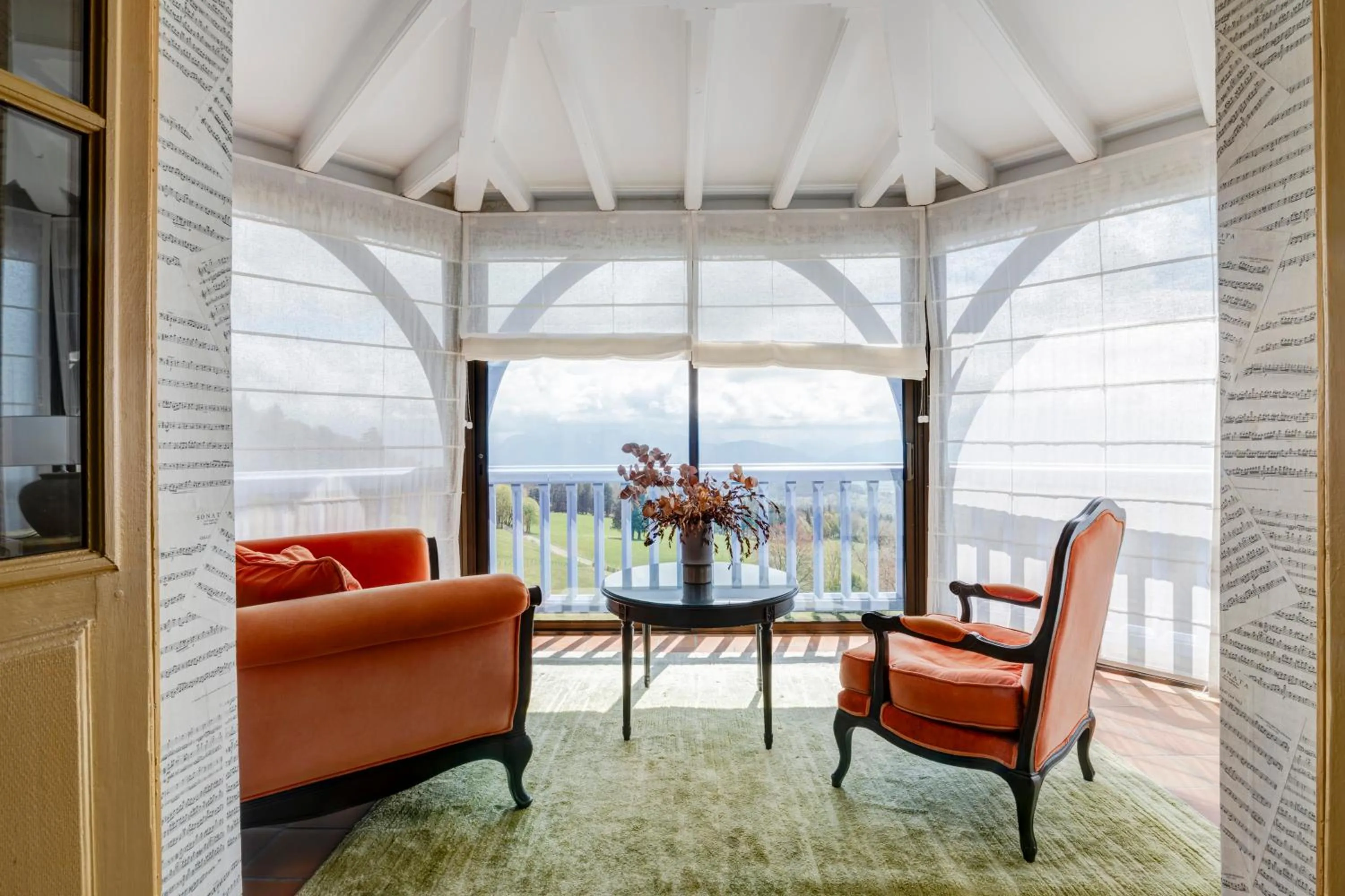 Natural landscape in Château des Avenieres