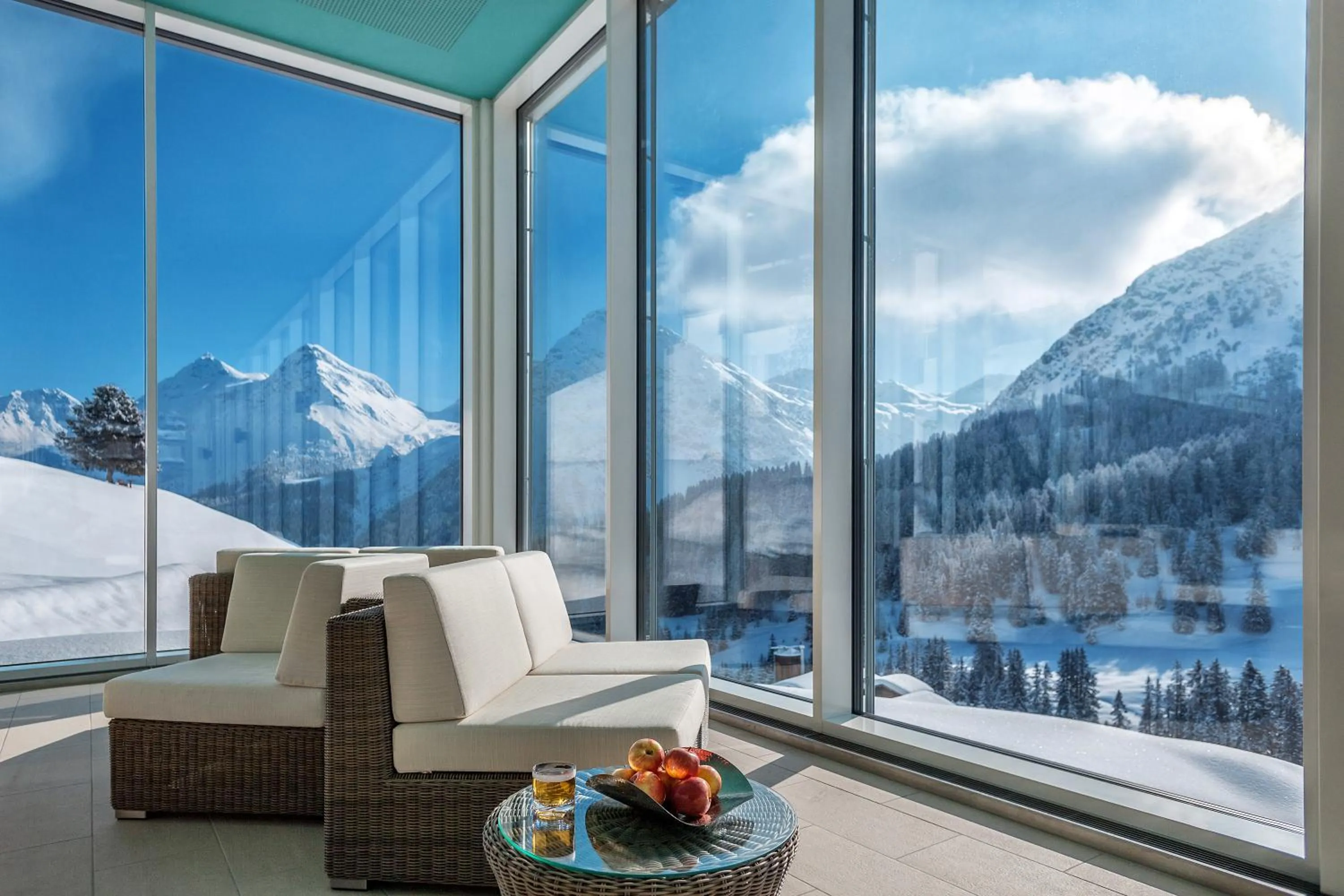 Mountain view in Arosa Kulm Hotel & Alpin Spa