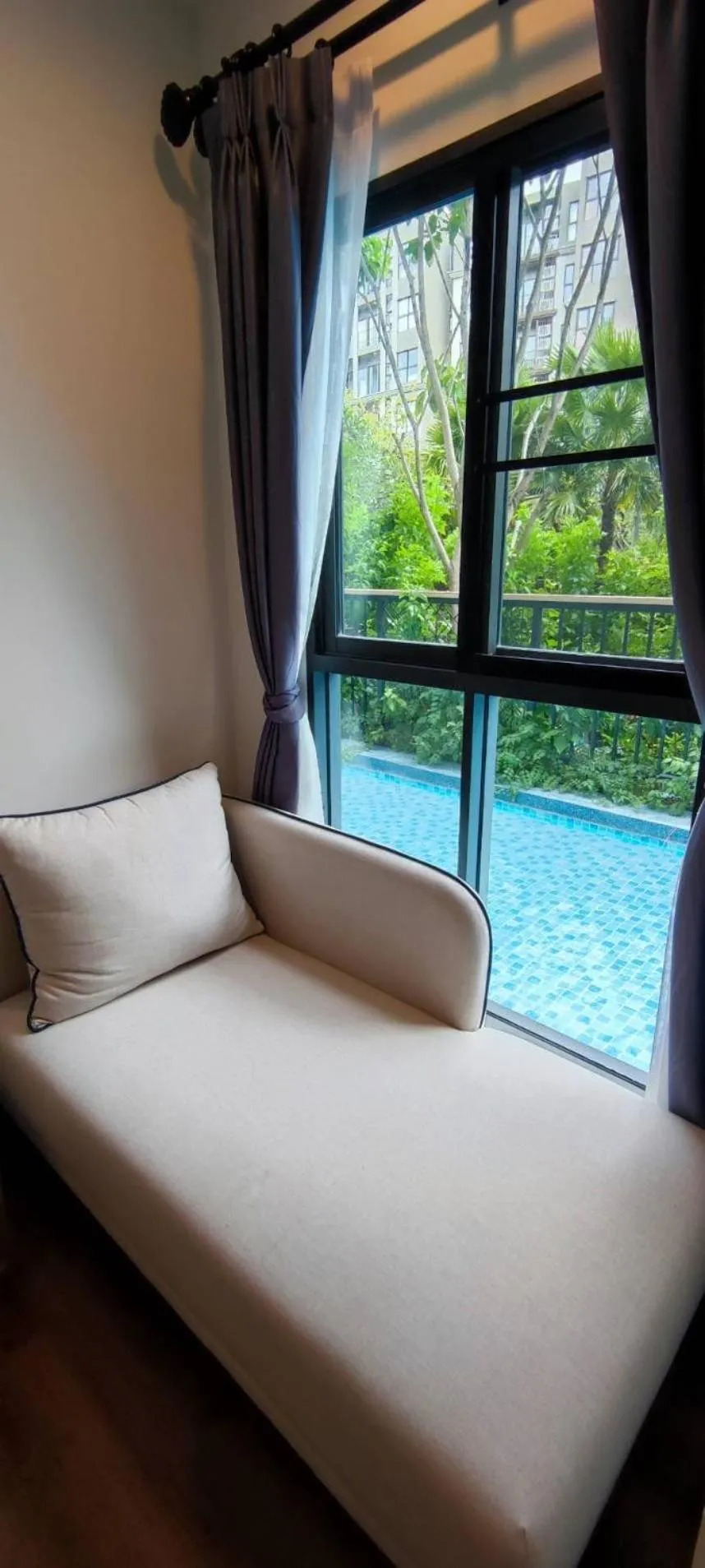 Bed in Cicada Huahin Pool Access by PP ห้องสวยติดสระ