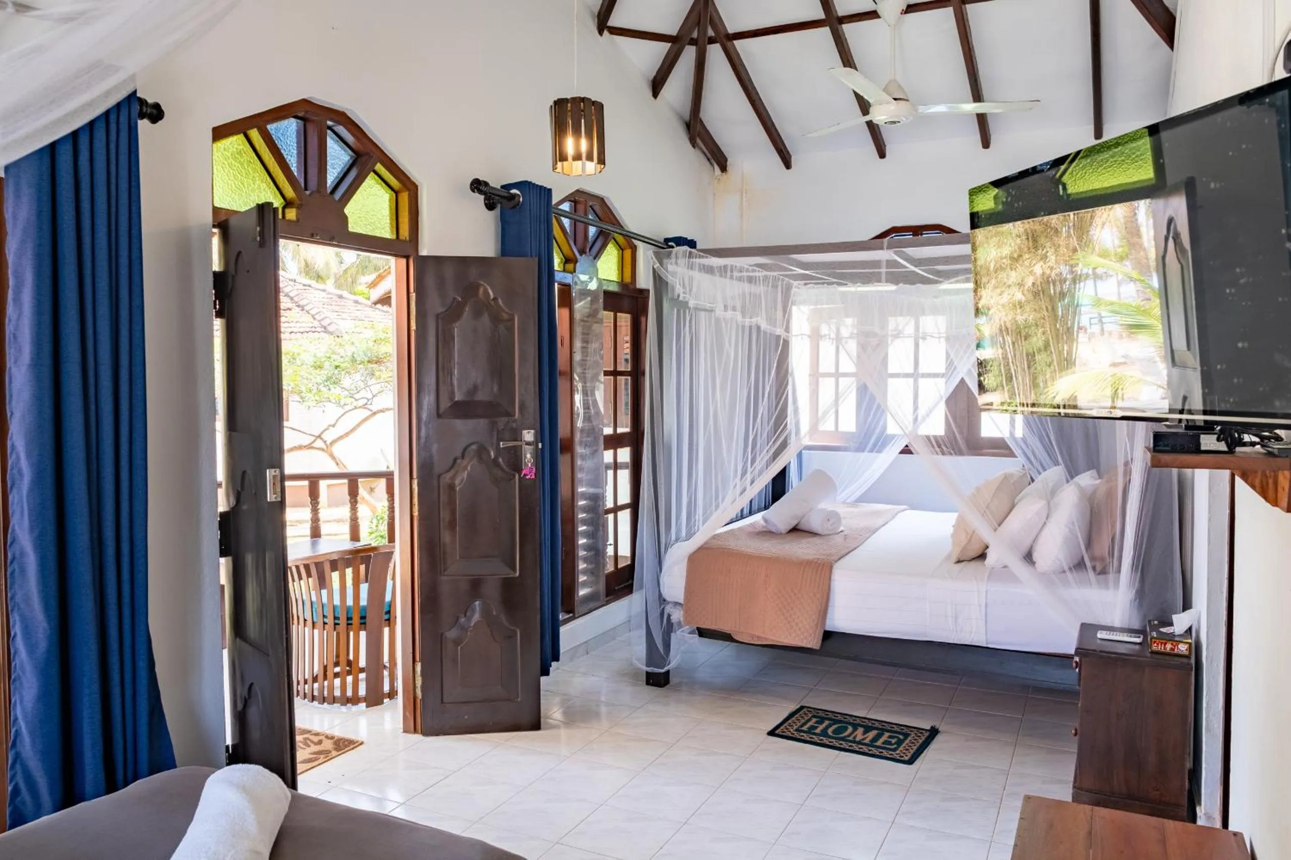 Bed in Serenity Beach Cabanas