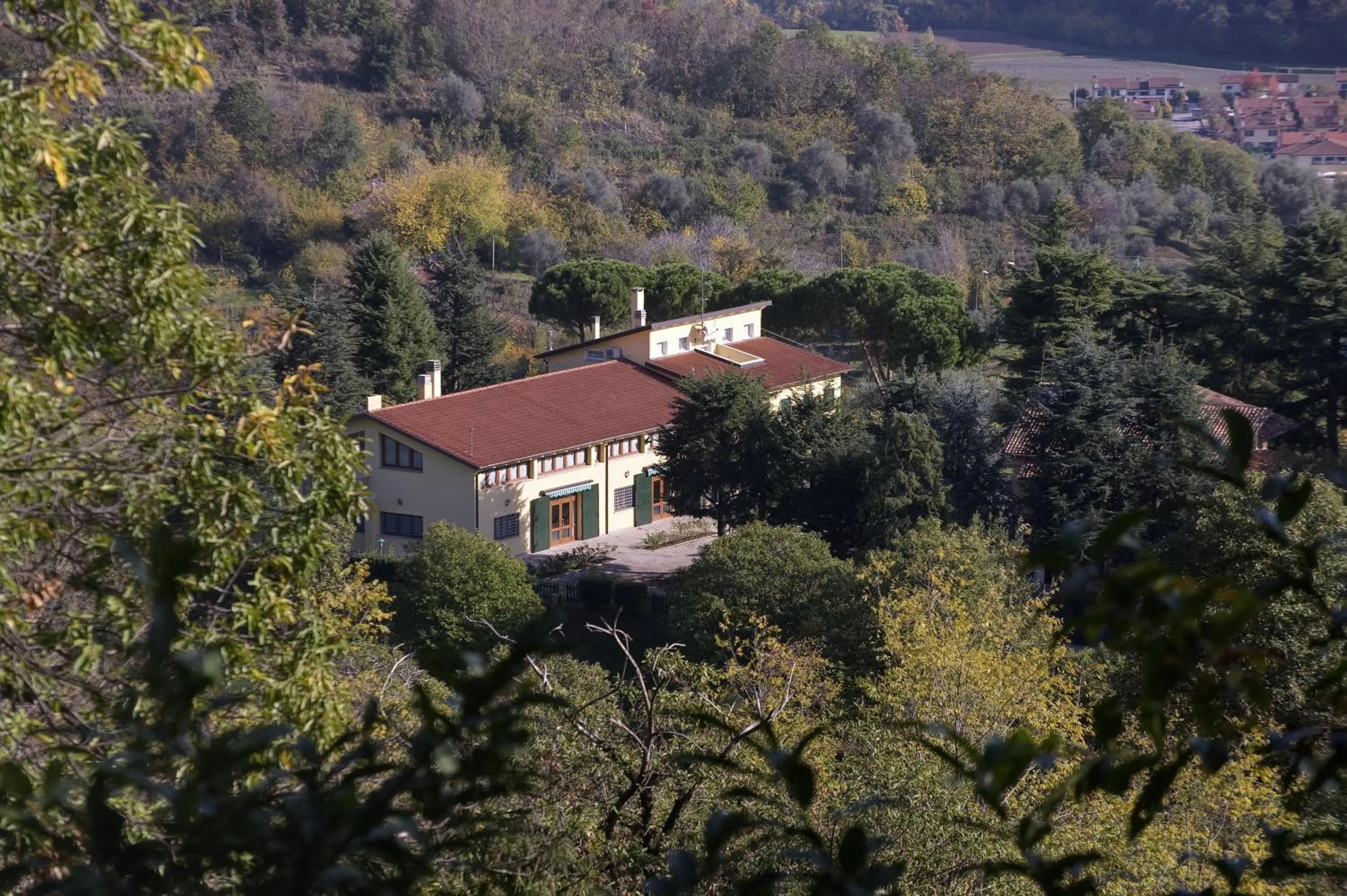 Bird's eye view in Fattoria Busa dell'Oro