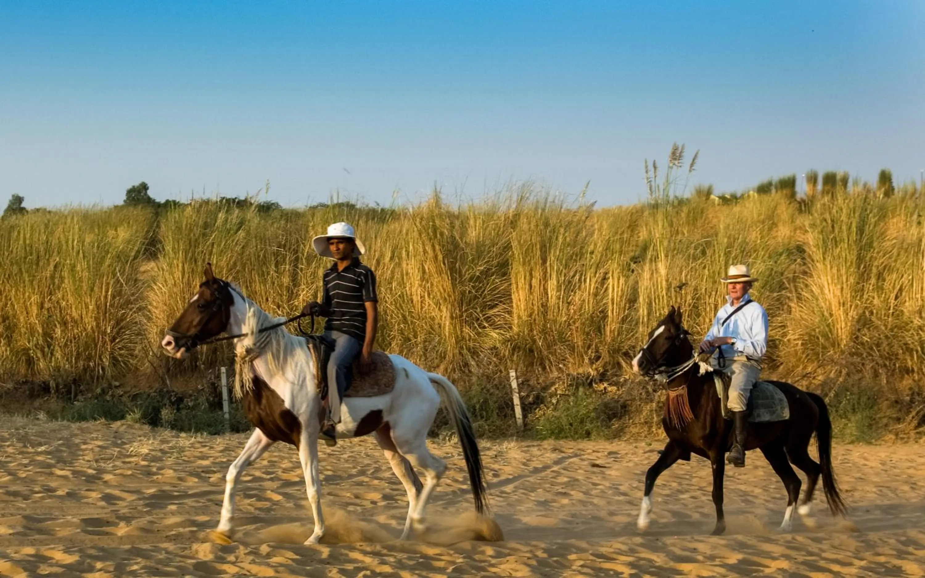 Horse-riding in Clarks Safari Pushkar