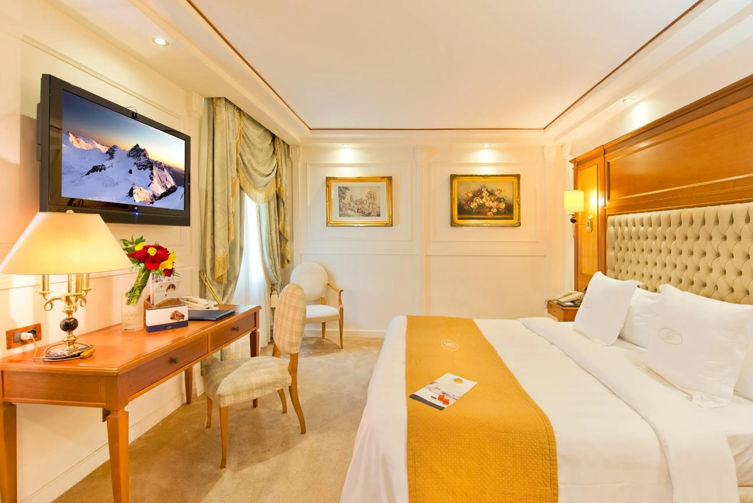 Bed in Swiss Diamond Hotel & Spa