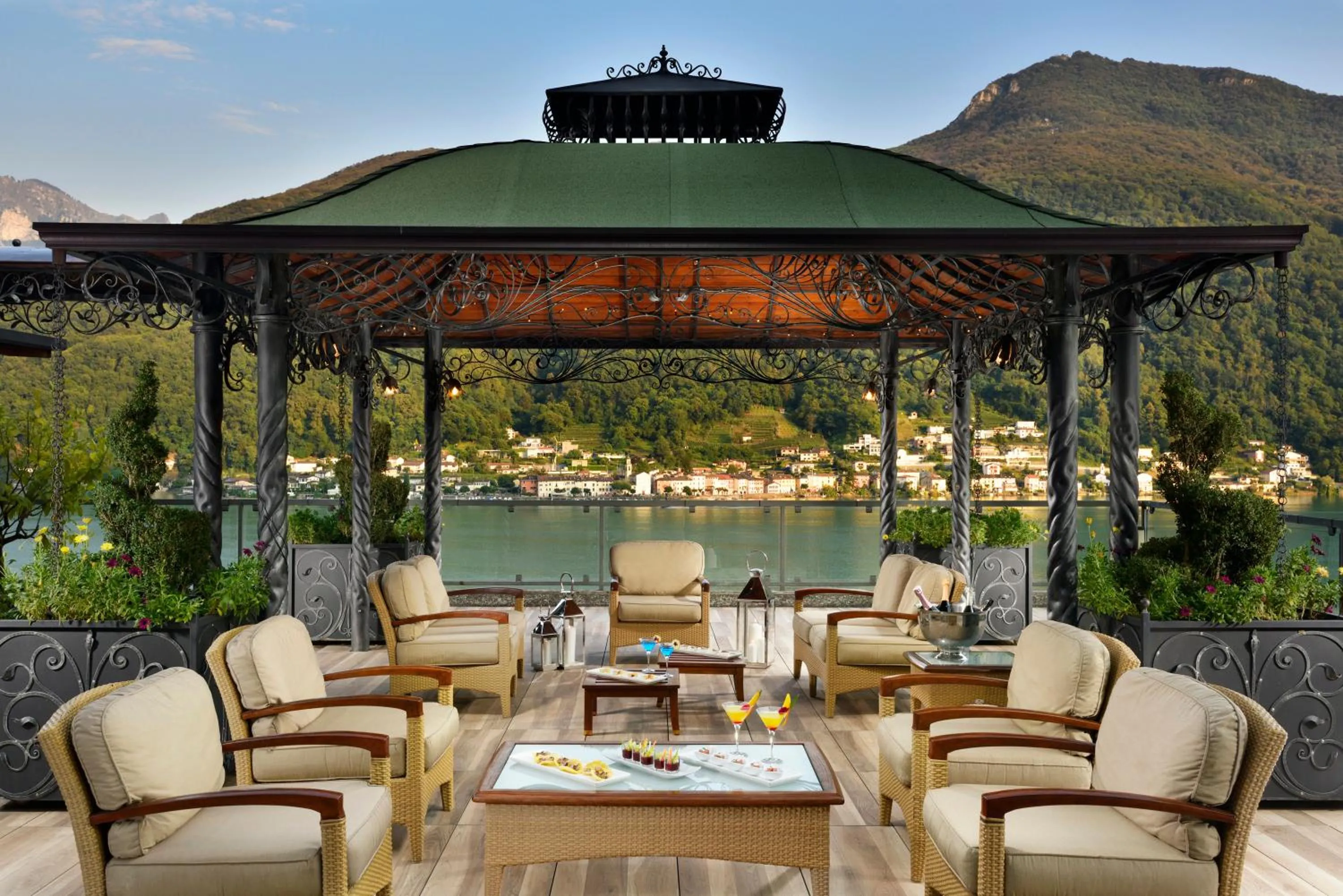 Patio in Swiss Diamond Hotel & Spa