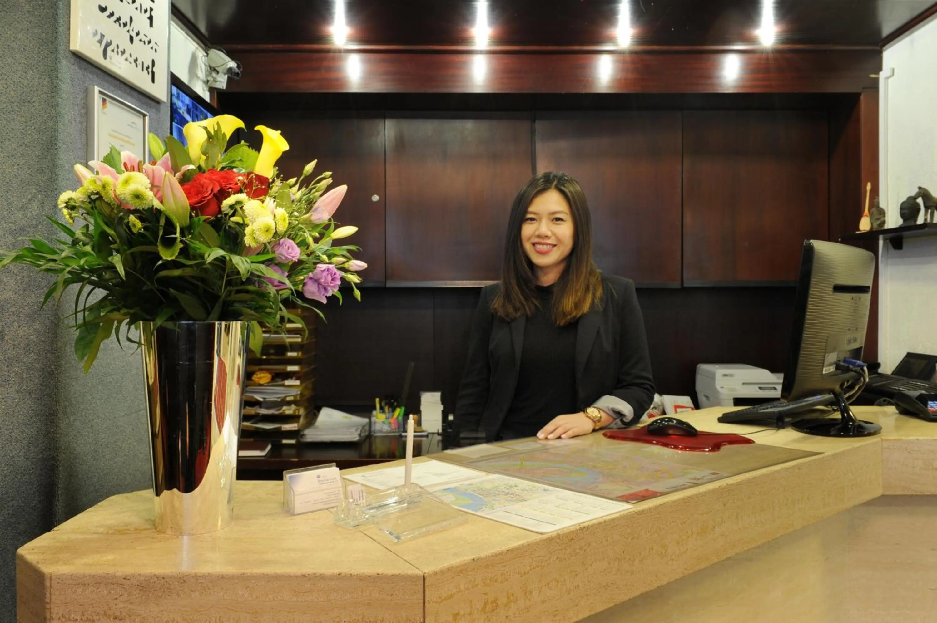 Lobby or reception in Bellevue Hotel