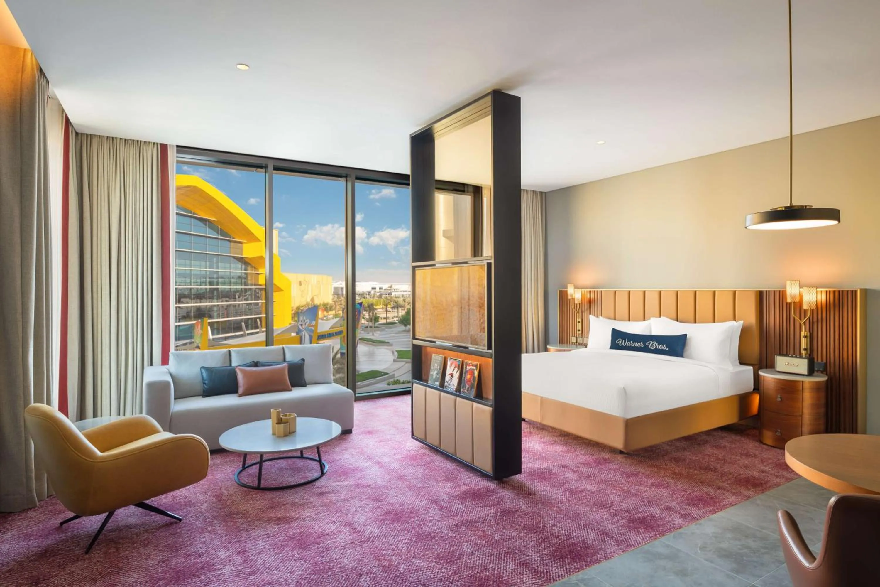 Seating area, Bed in The WB Abu Dhabi, Curio Collection By Hilton