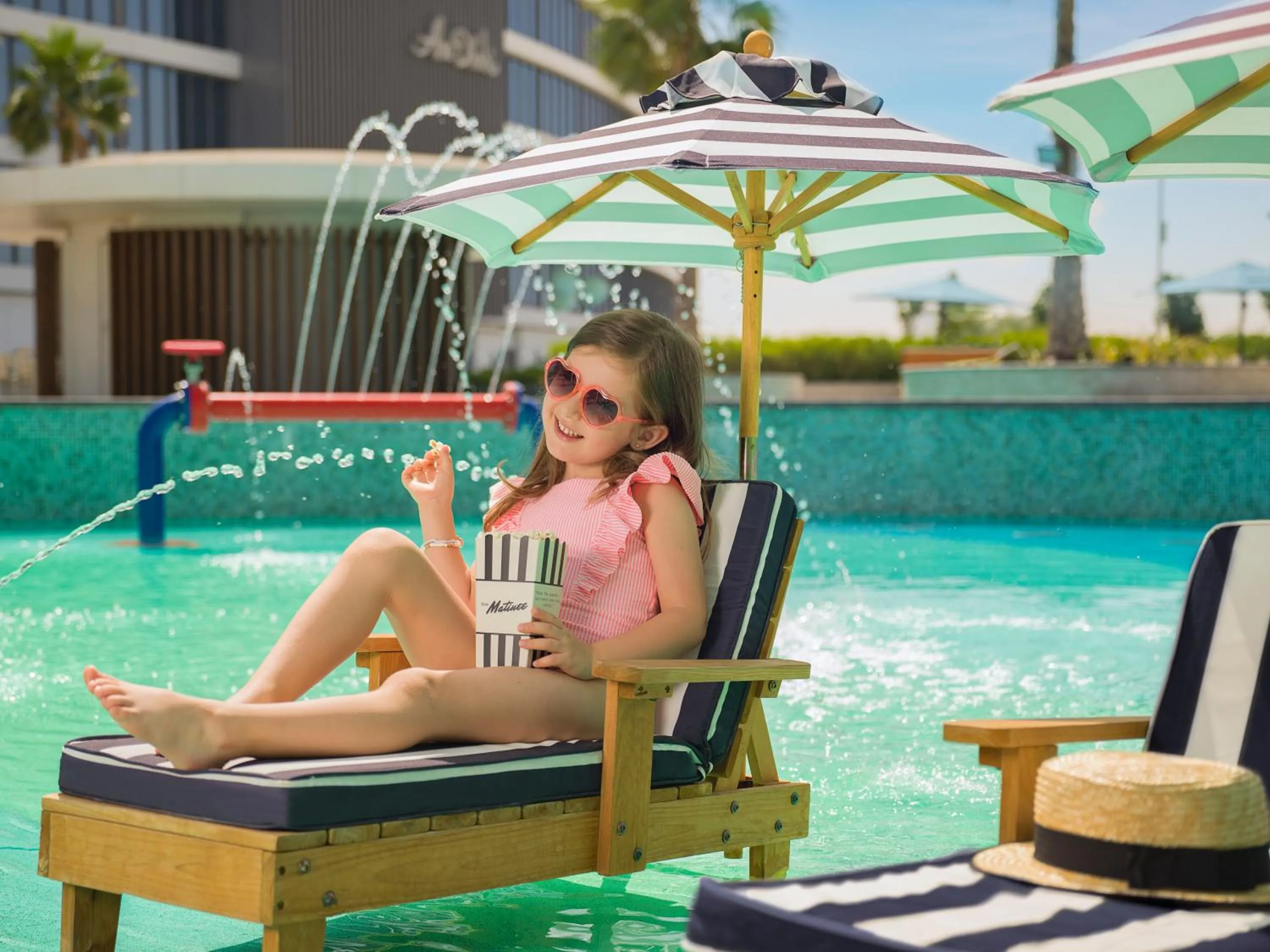 Swimming pool in The WB Abu Dhabi, Curio Collection By Hilton