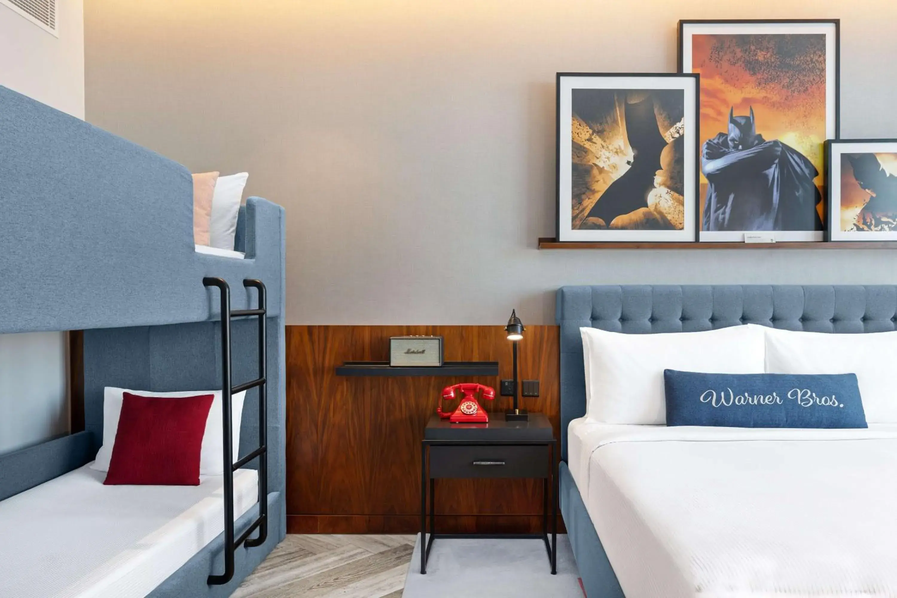 Artist King Room with Bunk Bed in The WB Abu Dhabi, Curio Collection By Hilton Artist King Room with Bunk Bed in The WB Abu Dhabi, Curio Collection By Hilton