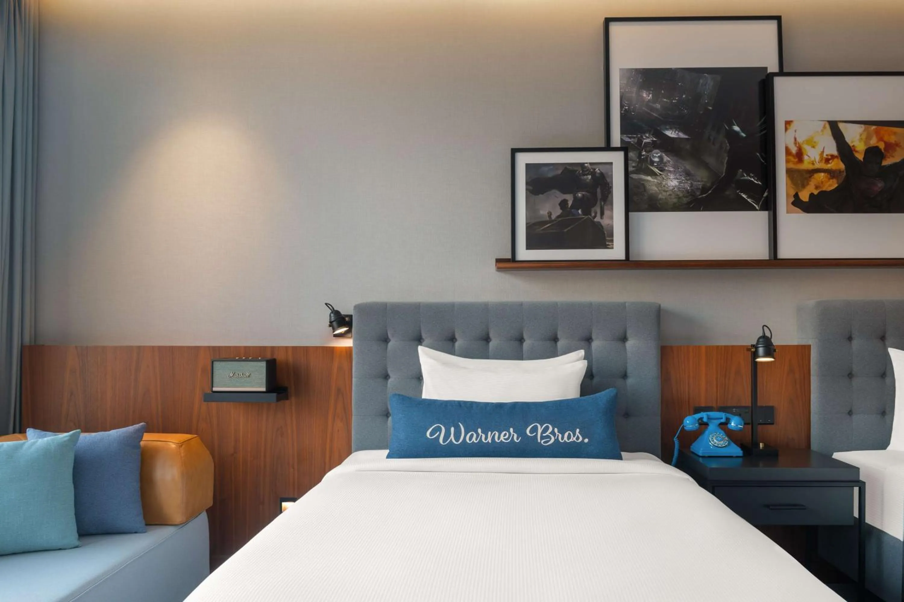 Living room, Bed in The WB Abu Dhabi, Curio Collection By Hilton