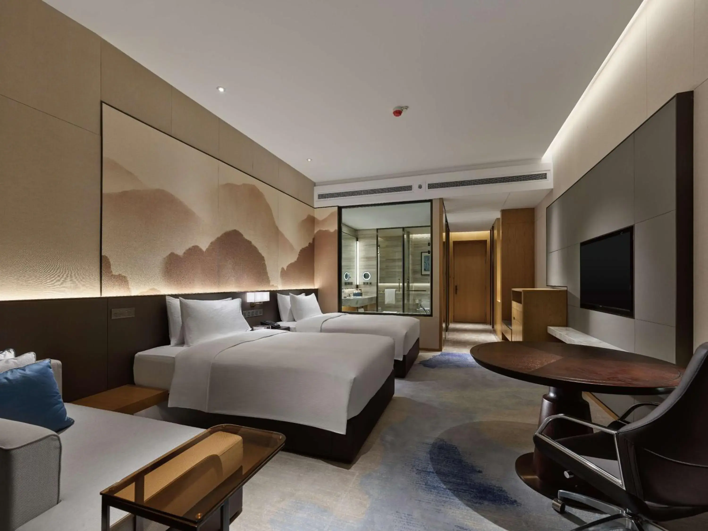 Deluxe Twin Room - High Floor in Doubletree By Hilton Quzhou Deluxe Twin Room - High Floor in Doubletree By Hilton Quzhou