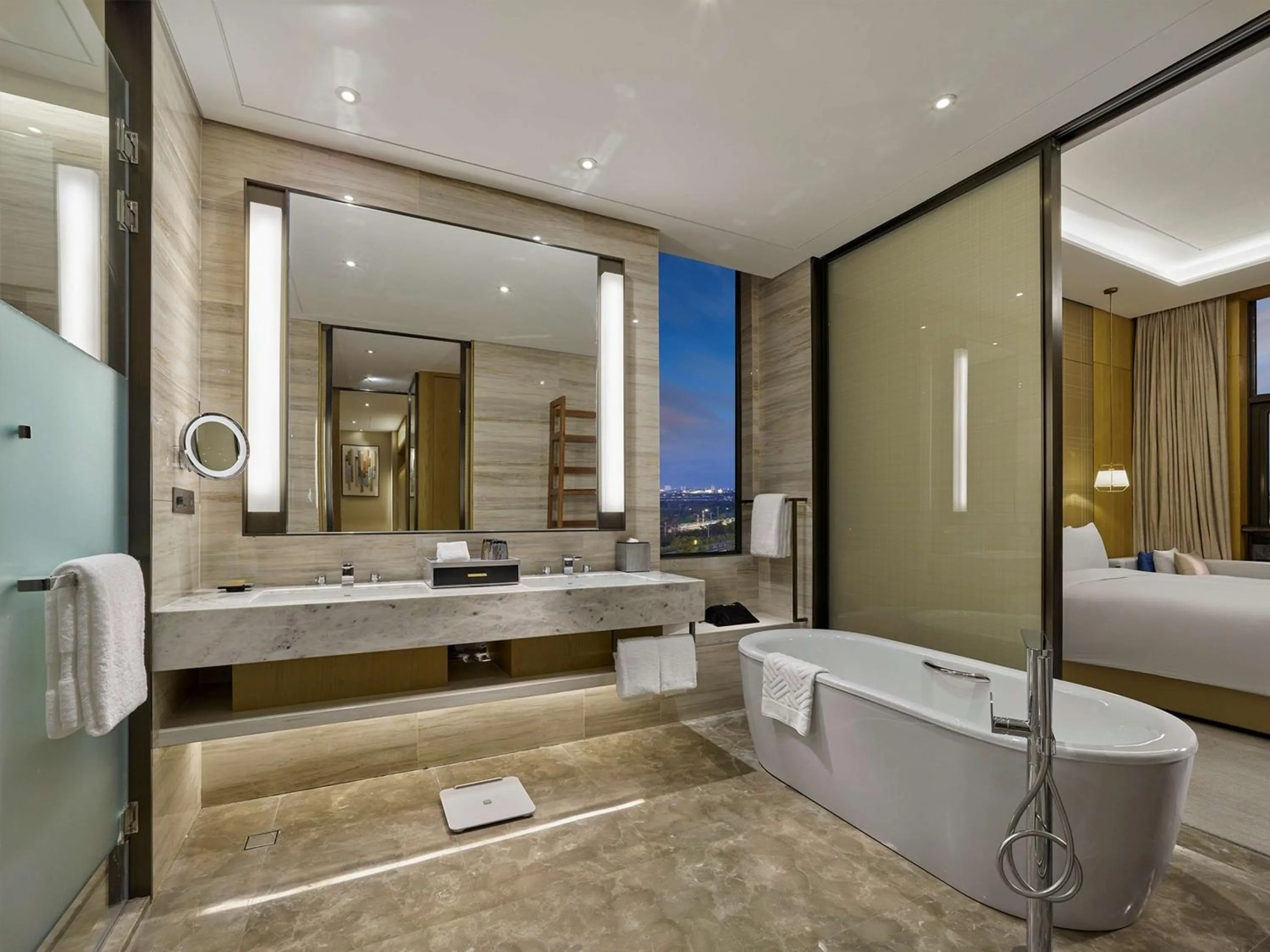 Bathroom in Doubletree By Hilton Quzhou