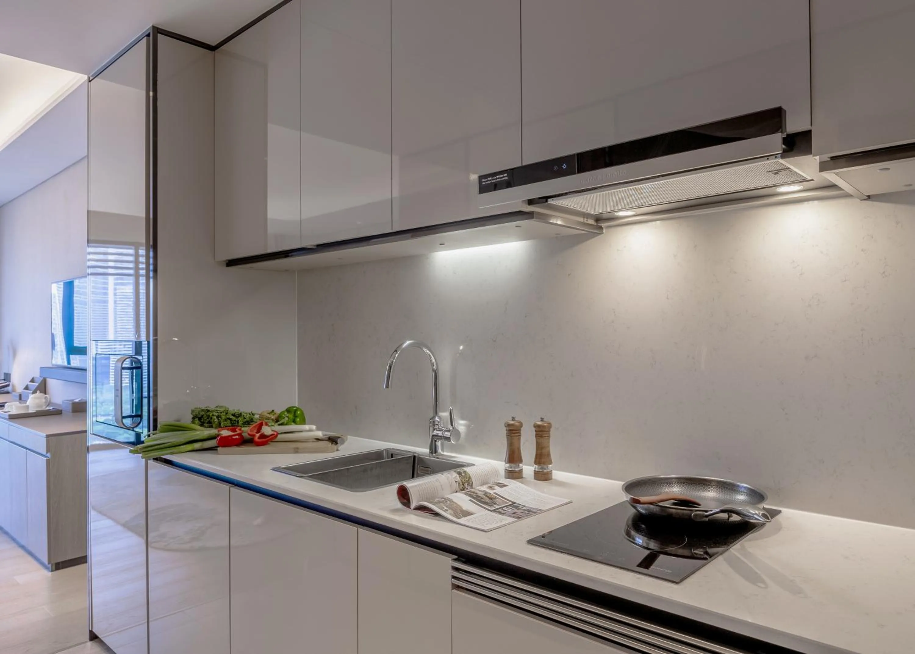 Kitchen or kitchenette in Fraser Residence Hanoi