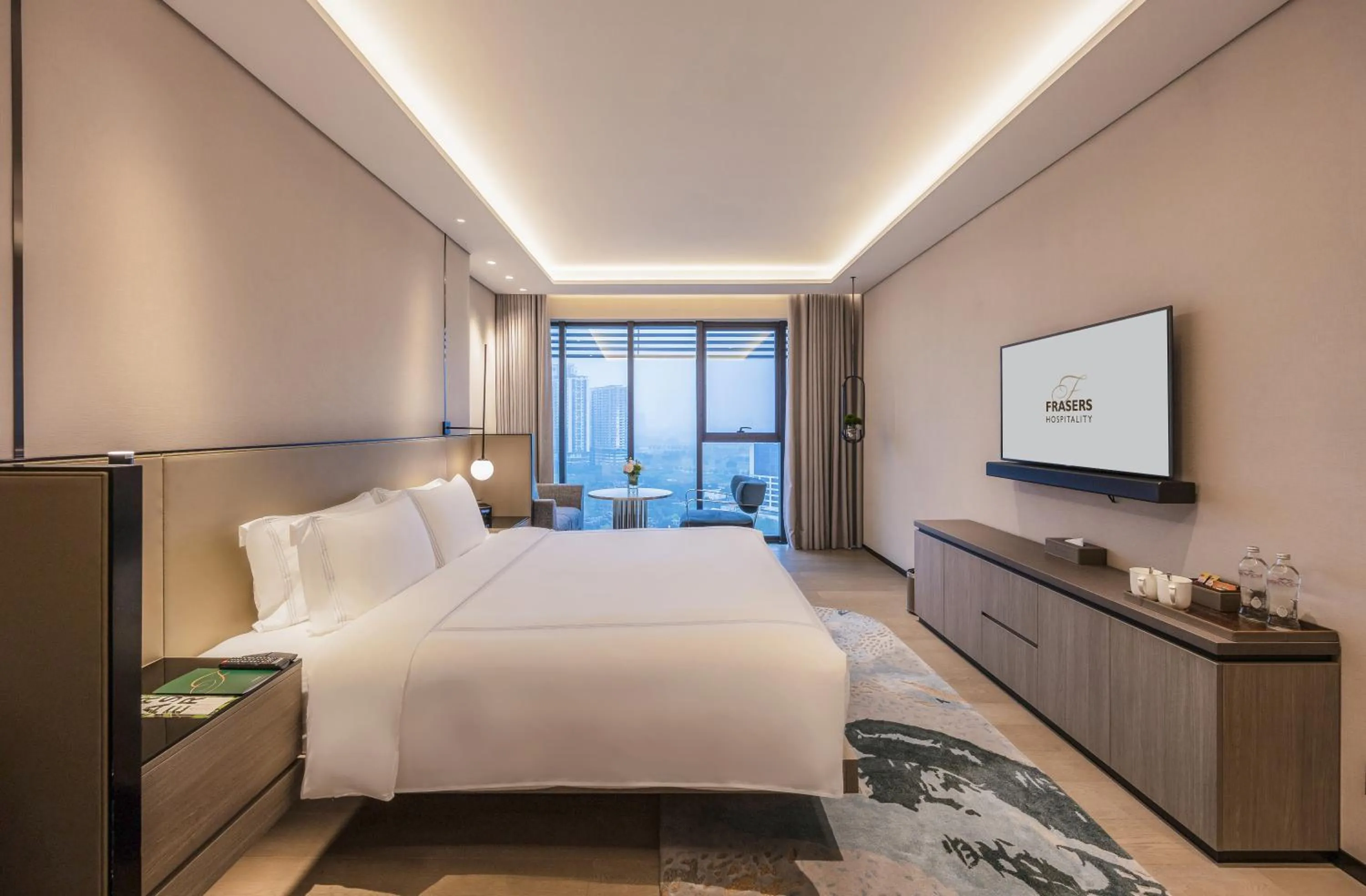 Bed in Fraser Residence Hanoi