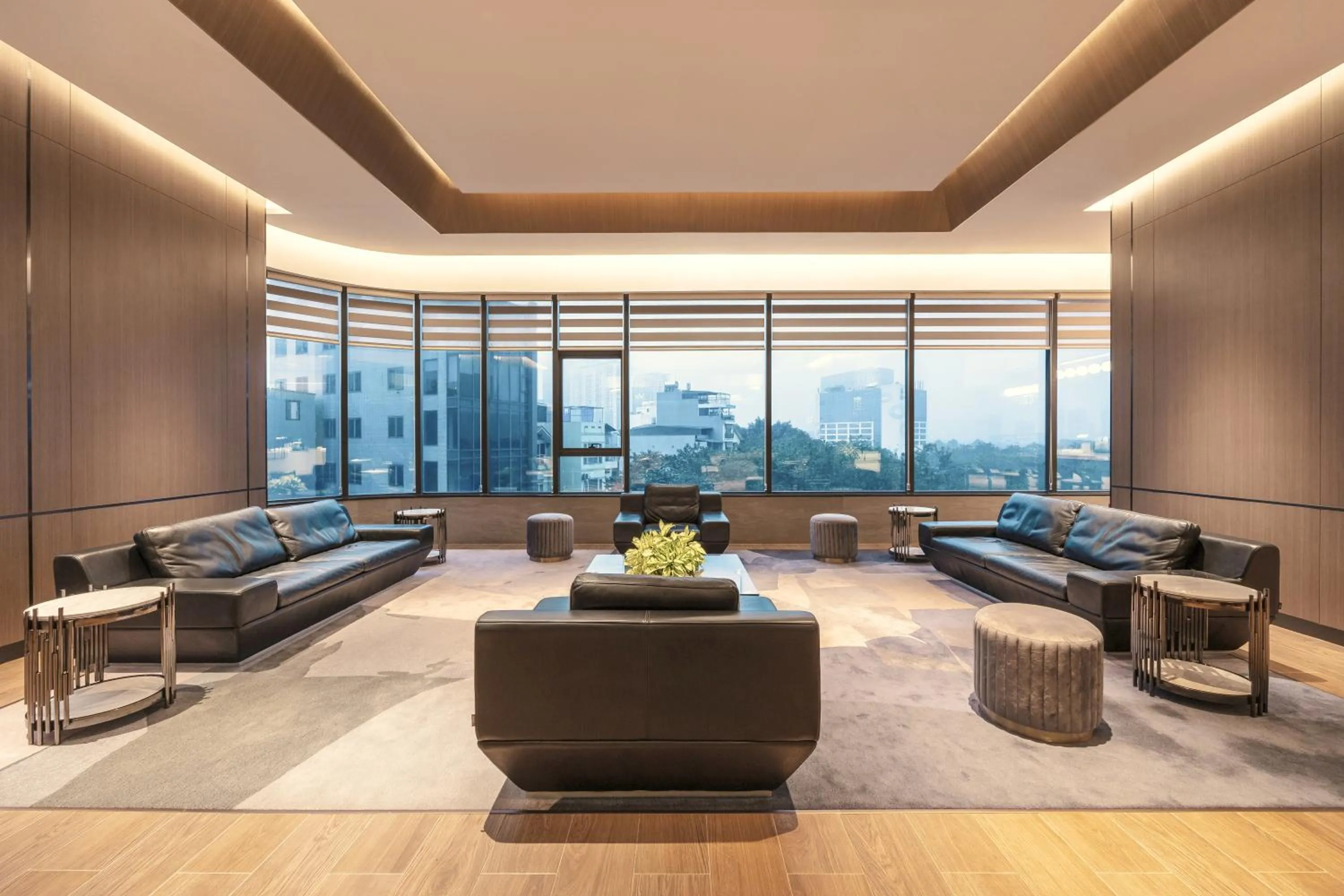 Living room in Fraser Residence Hanoi