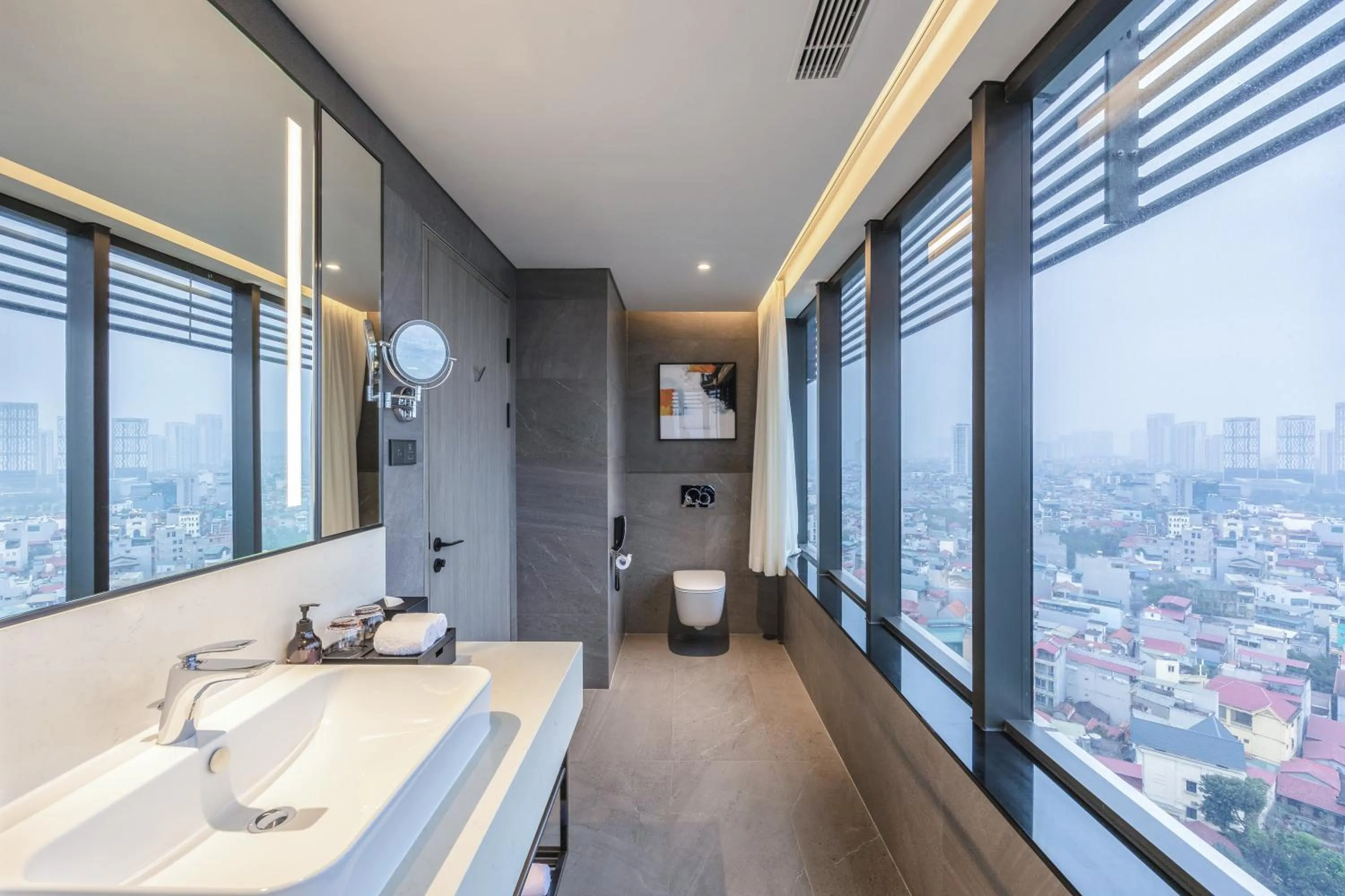 Bathroom in Fraser Residence Hanoi