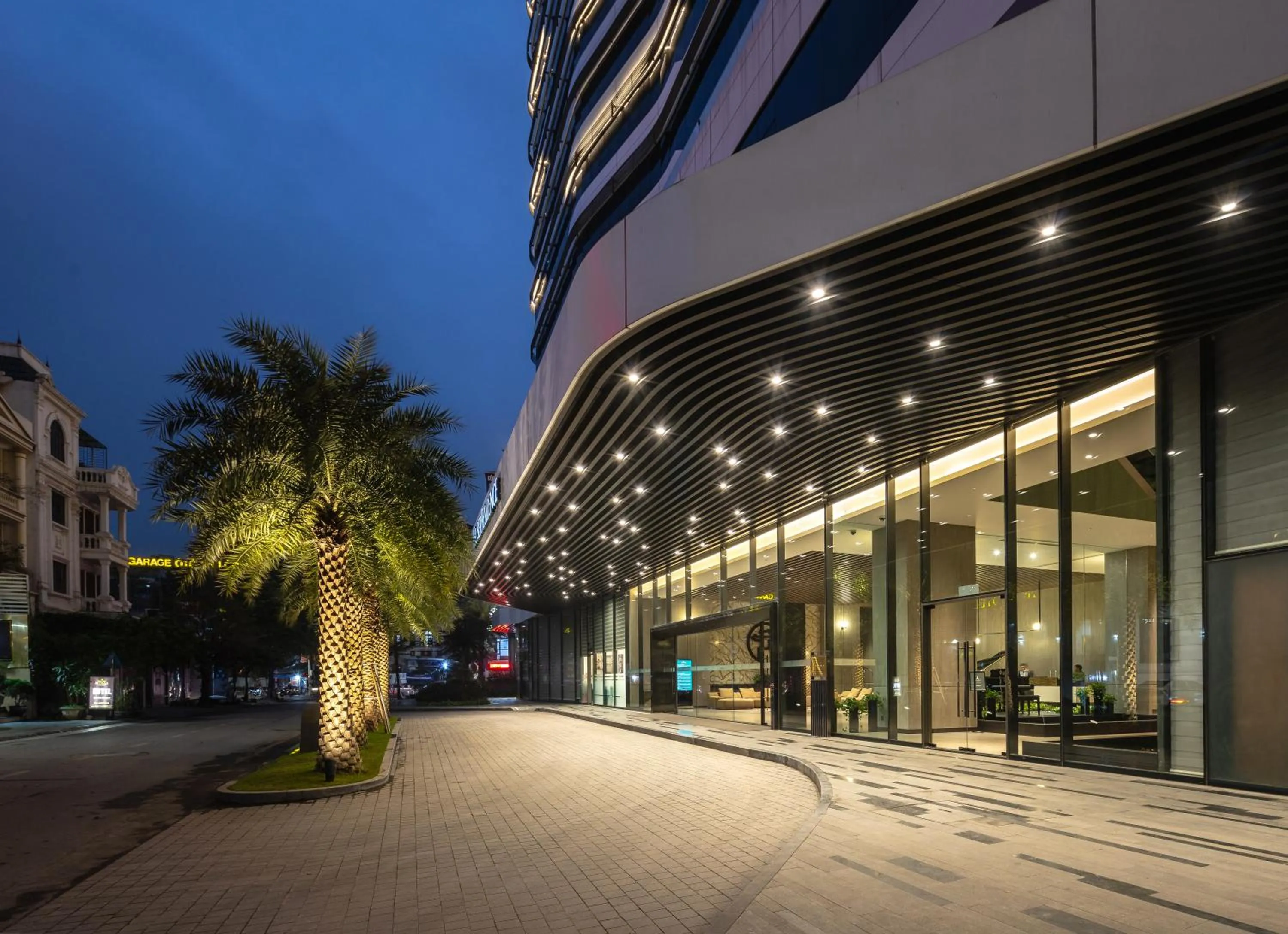 Facade/entrance in Fraser Residence Hanoi
